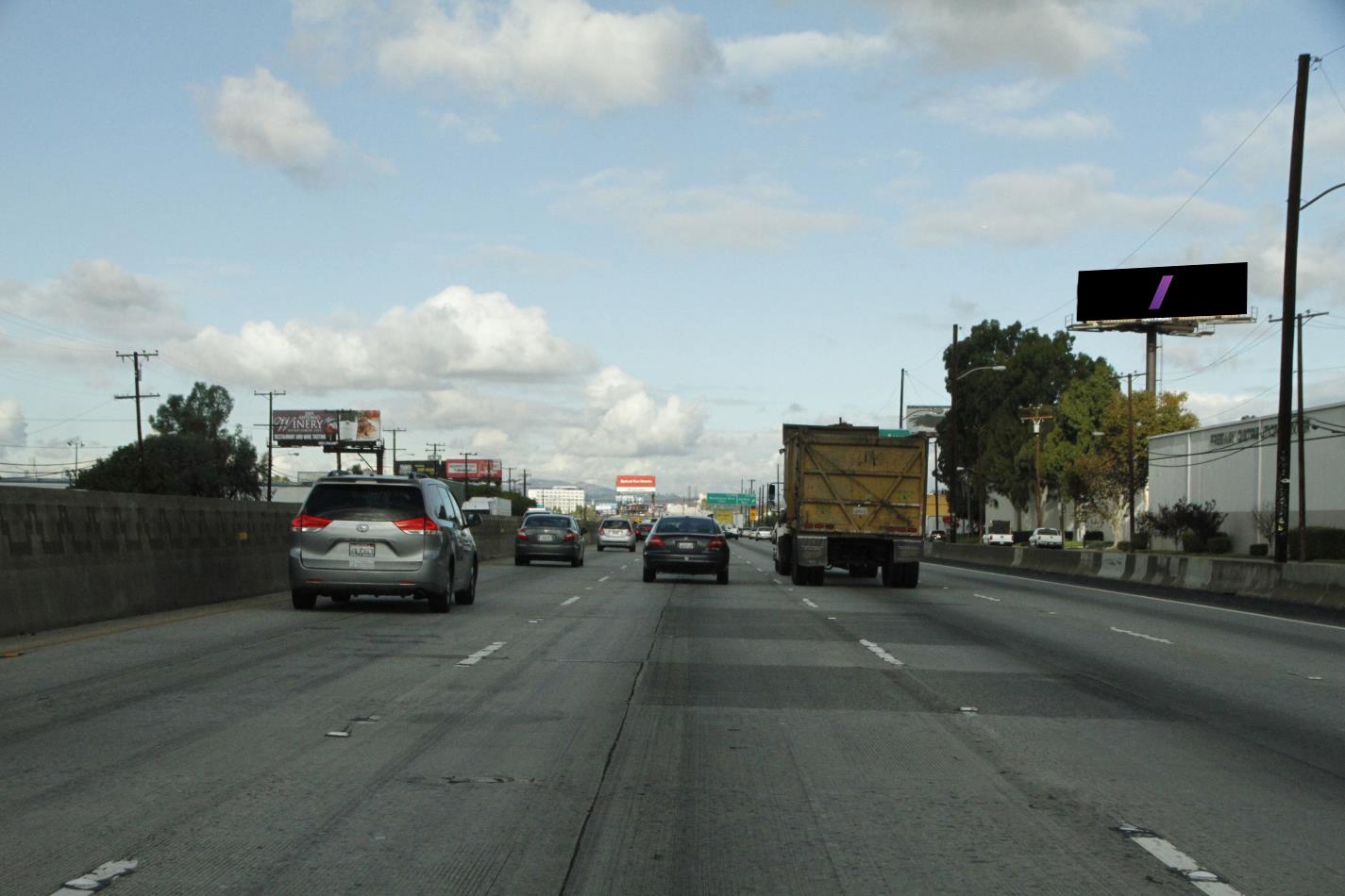 Santa Ana Fwy E/L S/O Church%