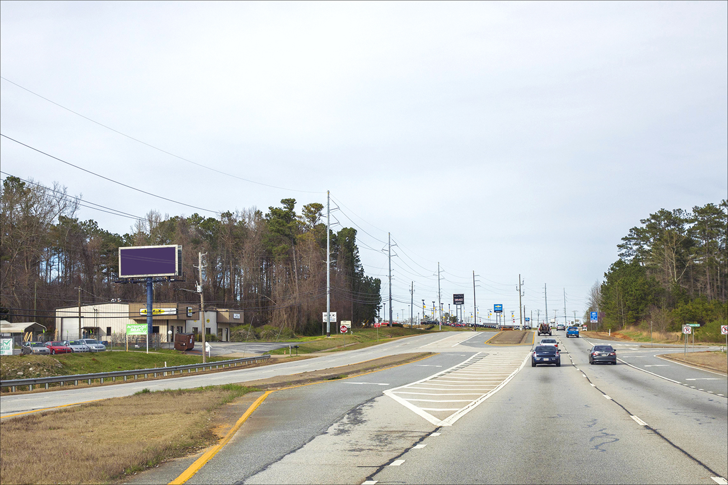 Marietta Hwy .30 mi E/O Atlanta Hwy N/S