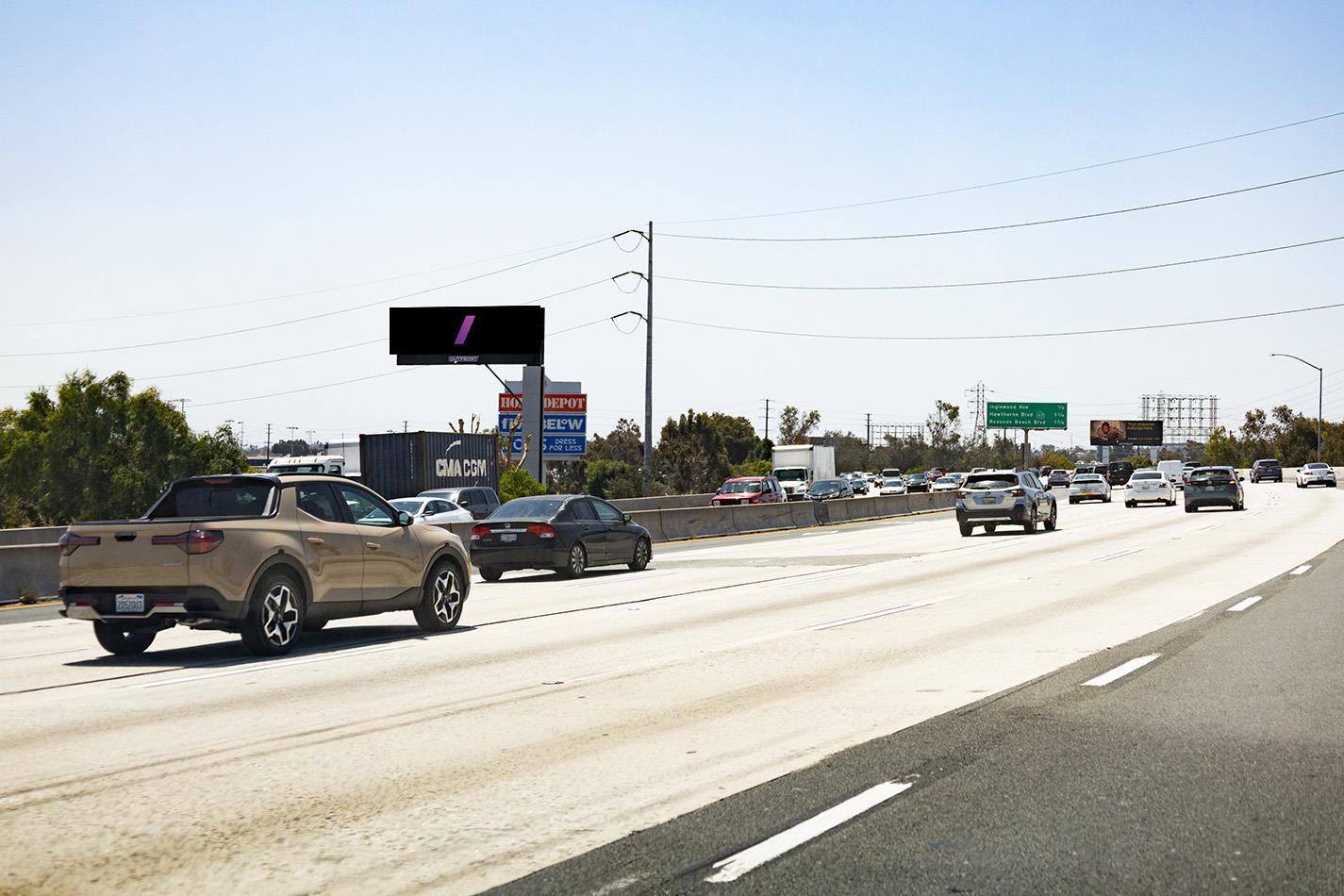 San Diego Fwy E/L S/O Rosecrans%