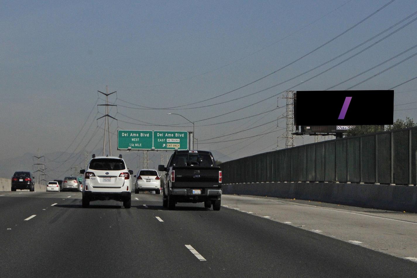 Long Beach Fwy E/L S/O Del Amo%