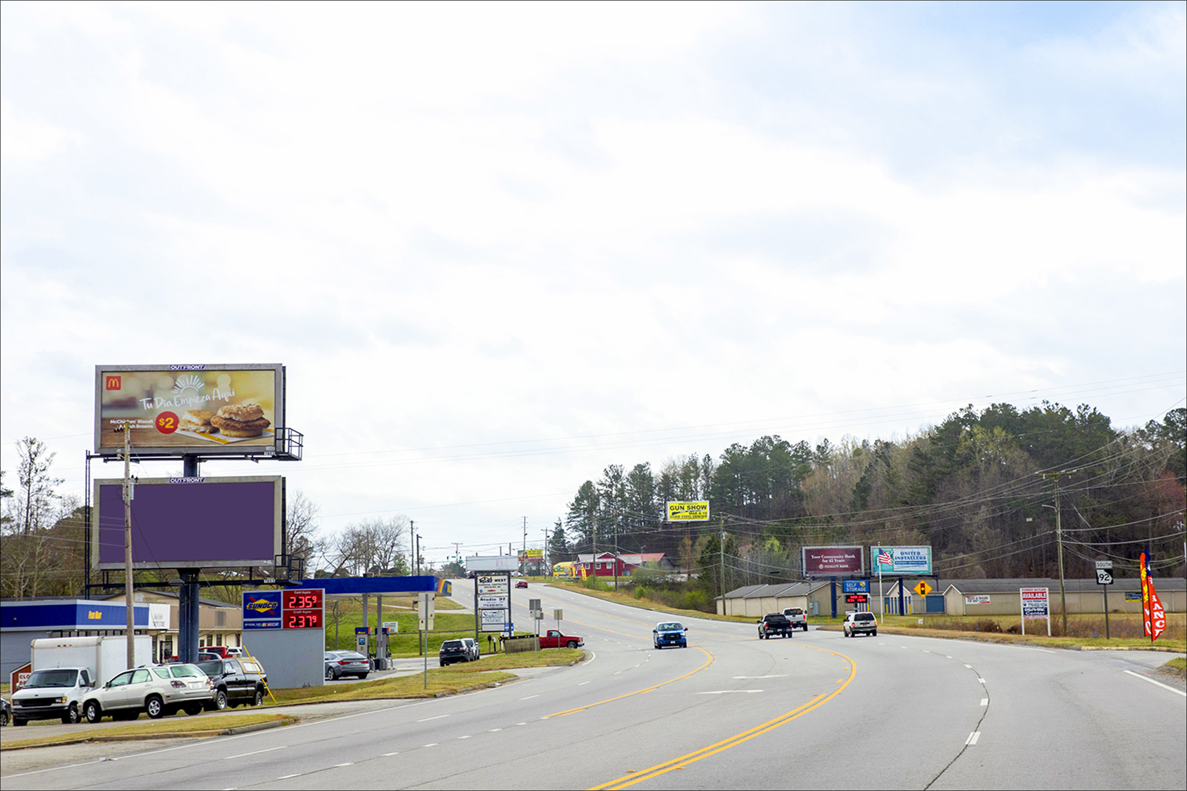 Hwy 92 S/O Hiram Sudie Rd. E/S