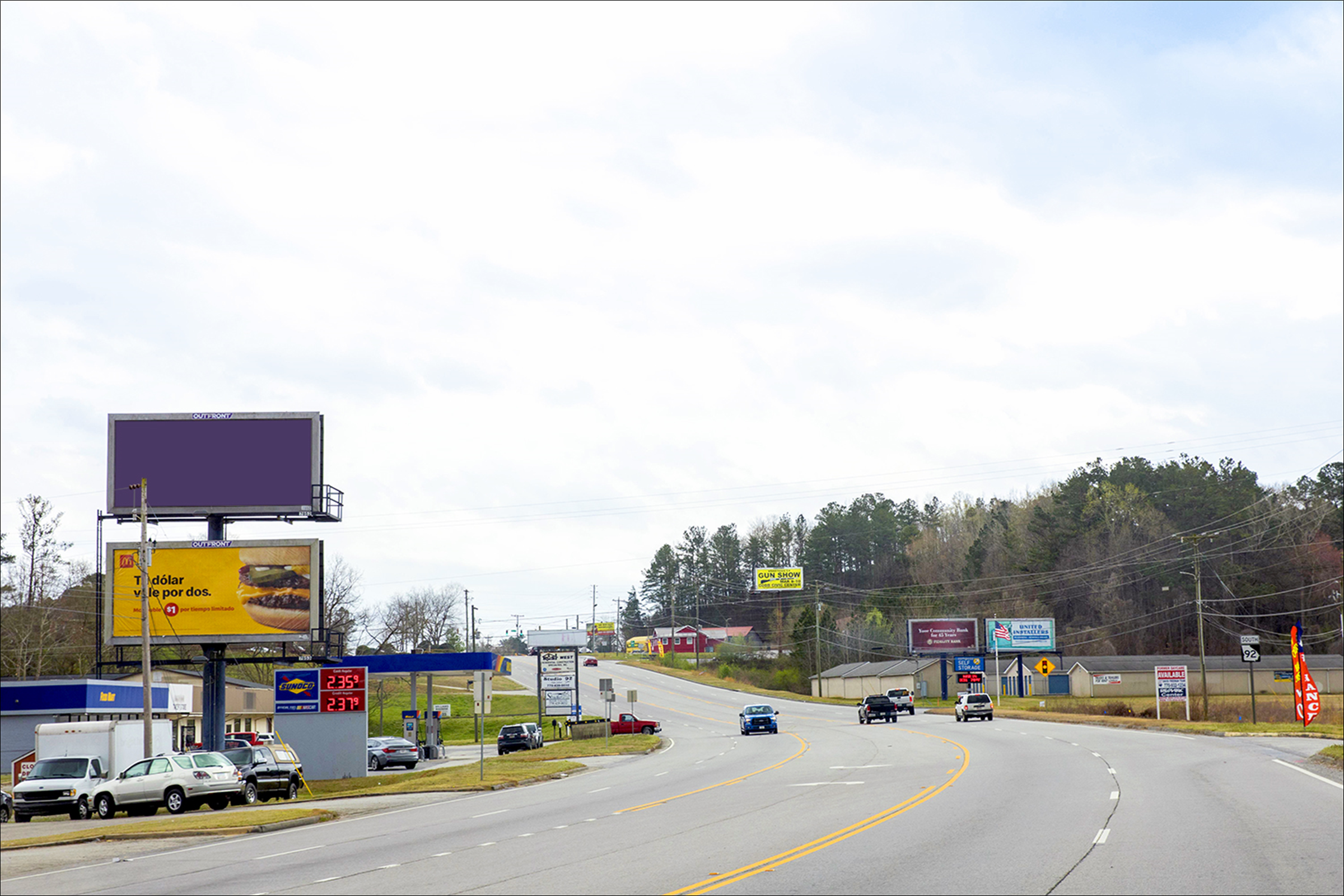 Hwy 92 S/O Hiram Sudie Rd. E/S