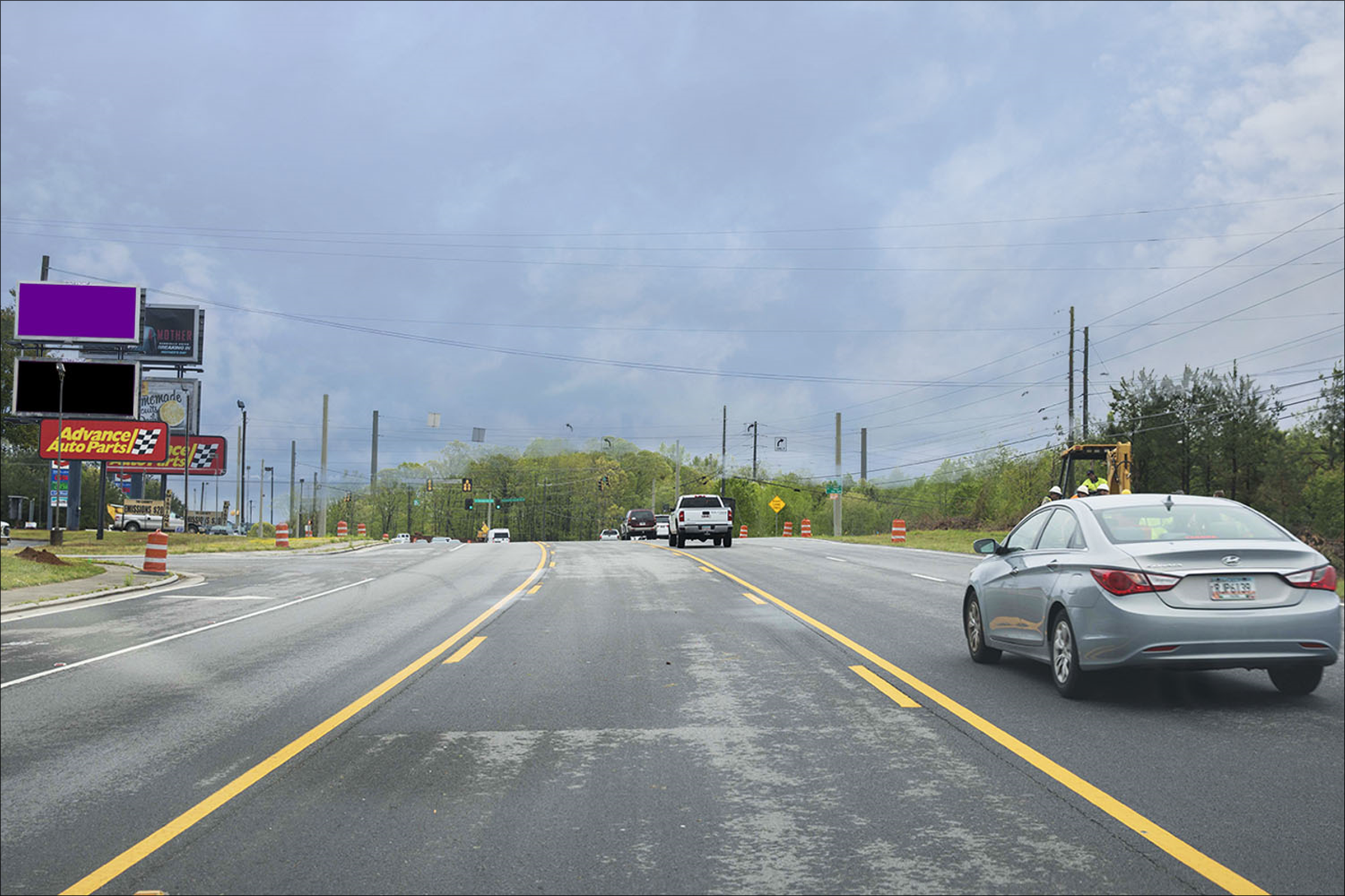 Hwy 92 & 5820 Brownsville Rd E/S