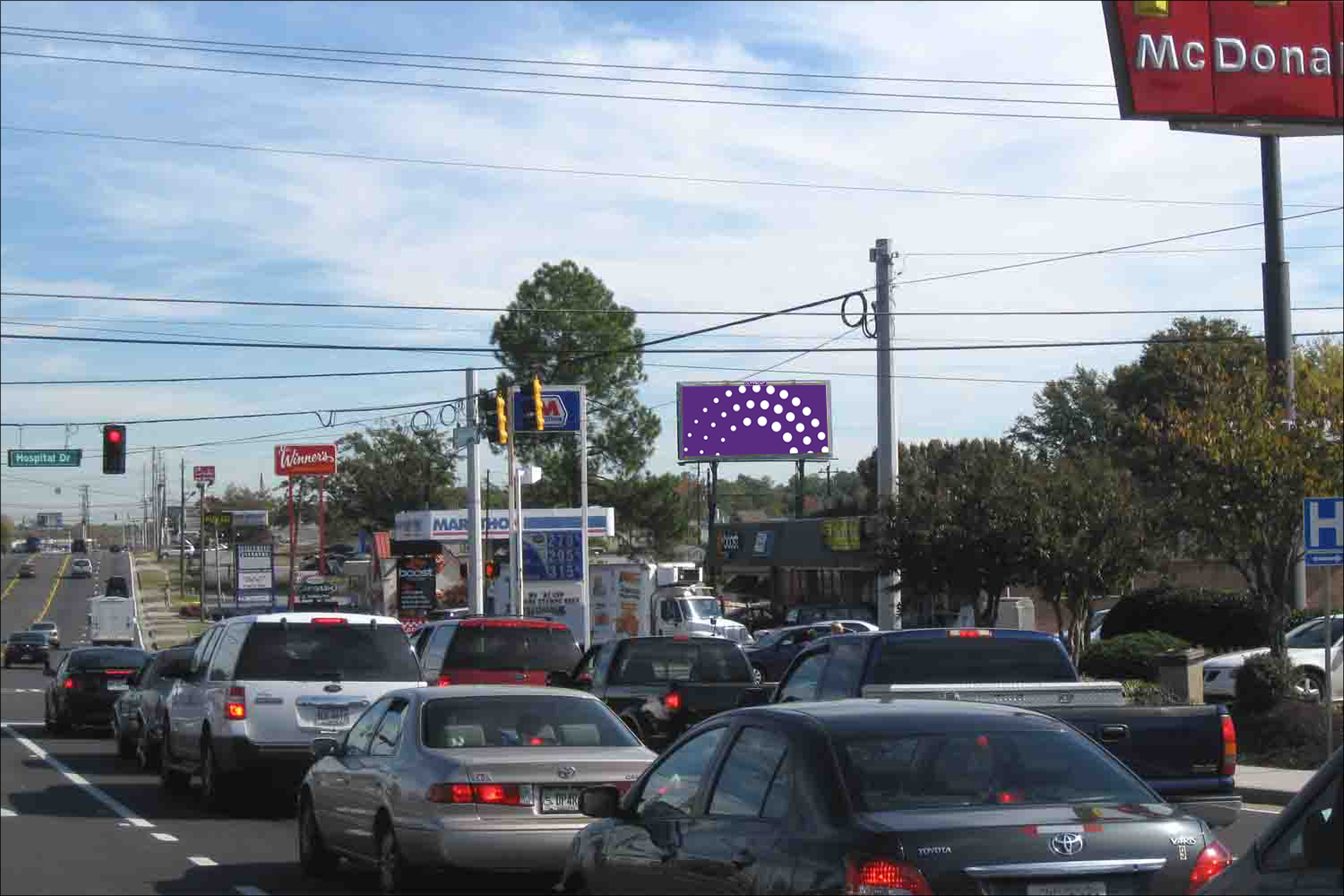 Fairburn Rd (GA 92) & Hospital Dr W/S