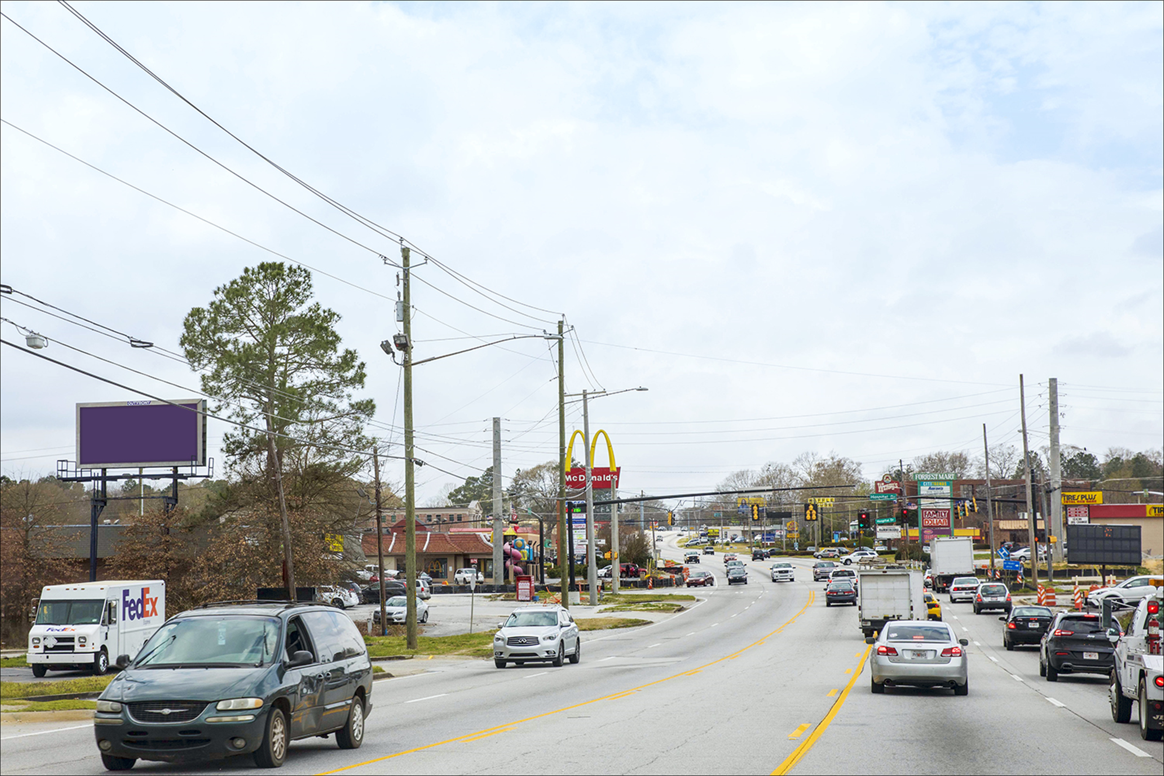 Fairburn Rd (GA 92) & Hospital Dr W/S