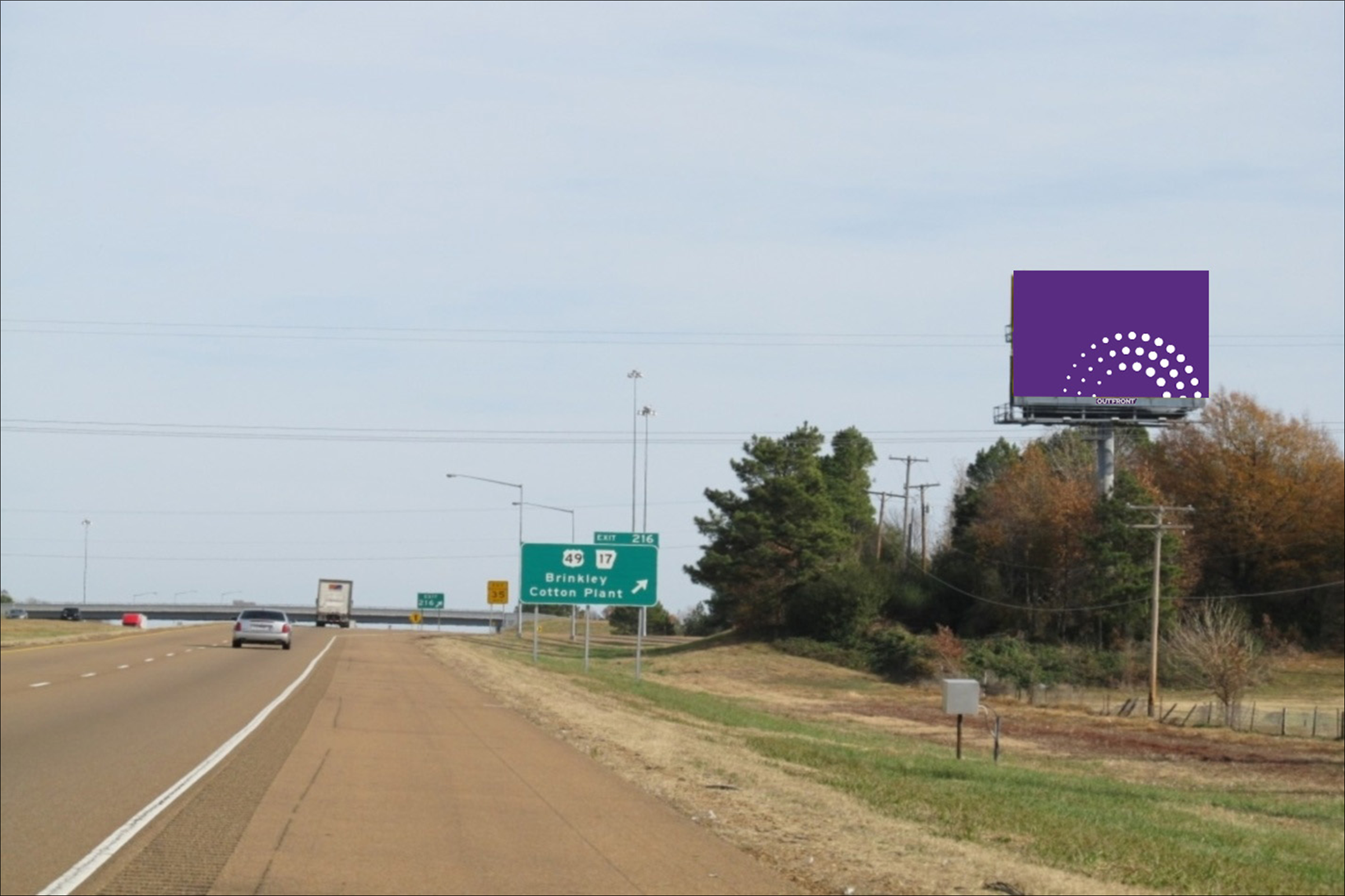 S/L I-40, .2 W/O Hwy. 49 & I-40 JT