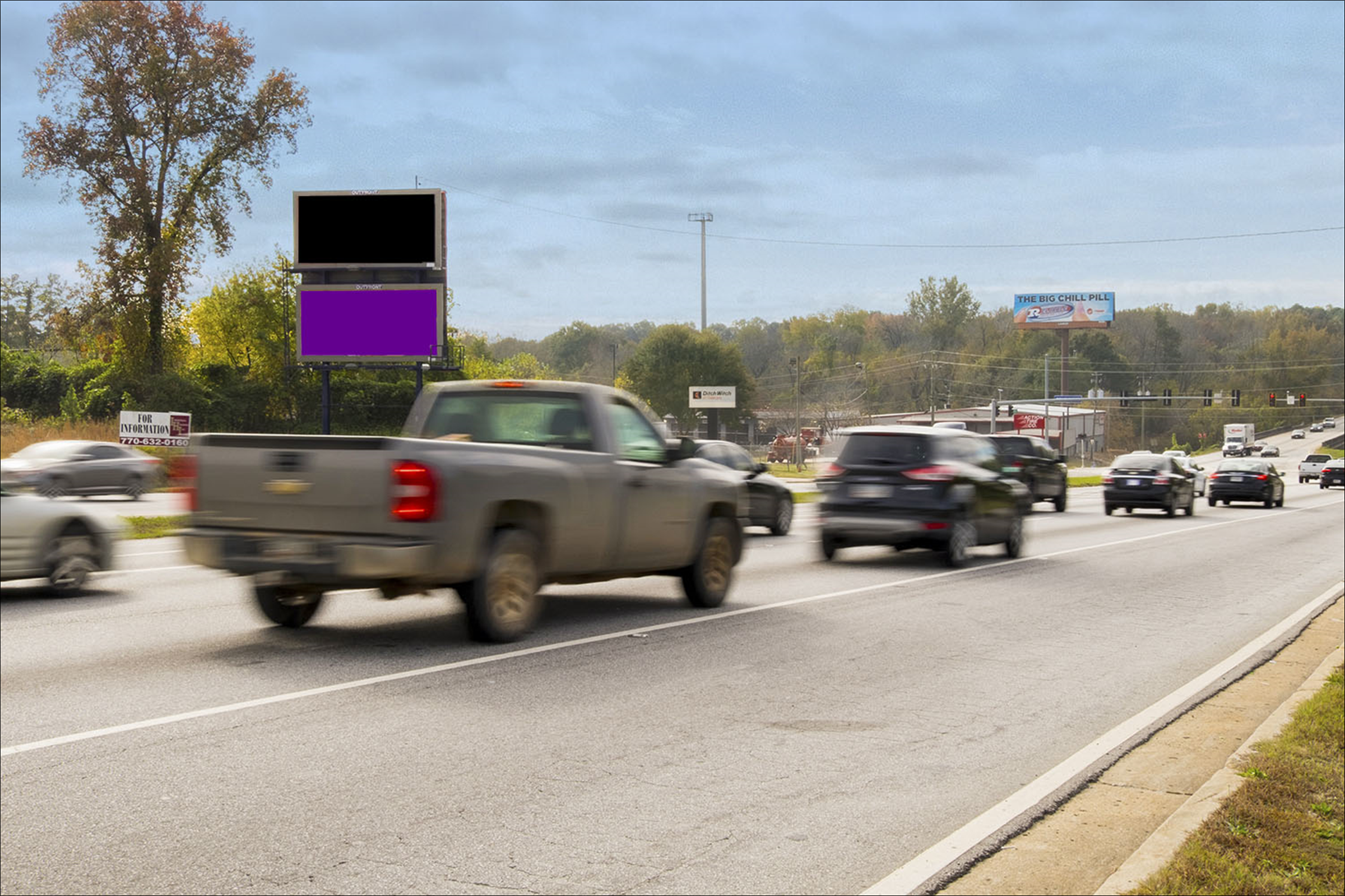 Hwy 85 N/O Lee's Mill Rd E/S