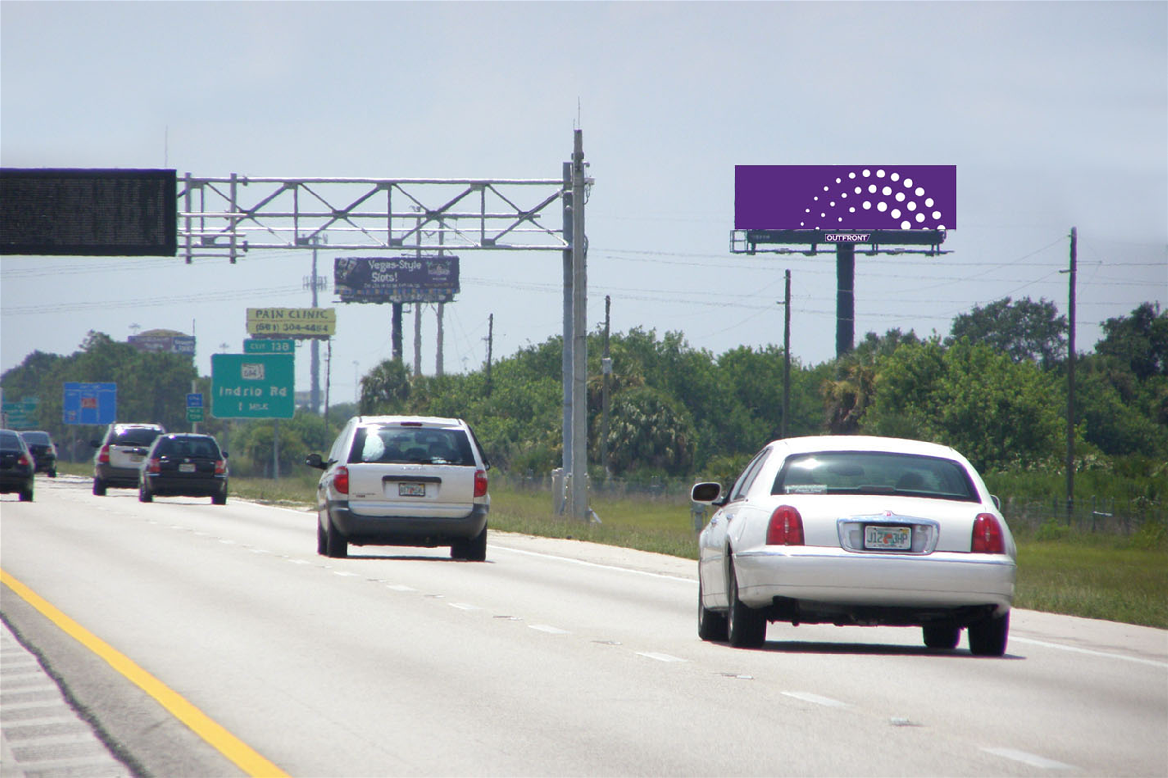 I-95 6336.00 ft N/O Indrio Rd W/S