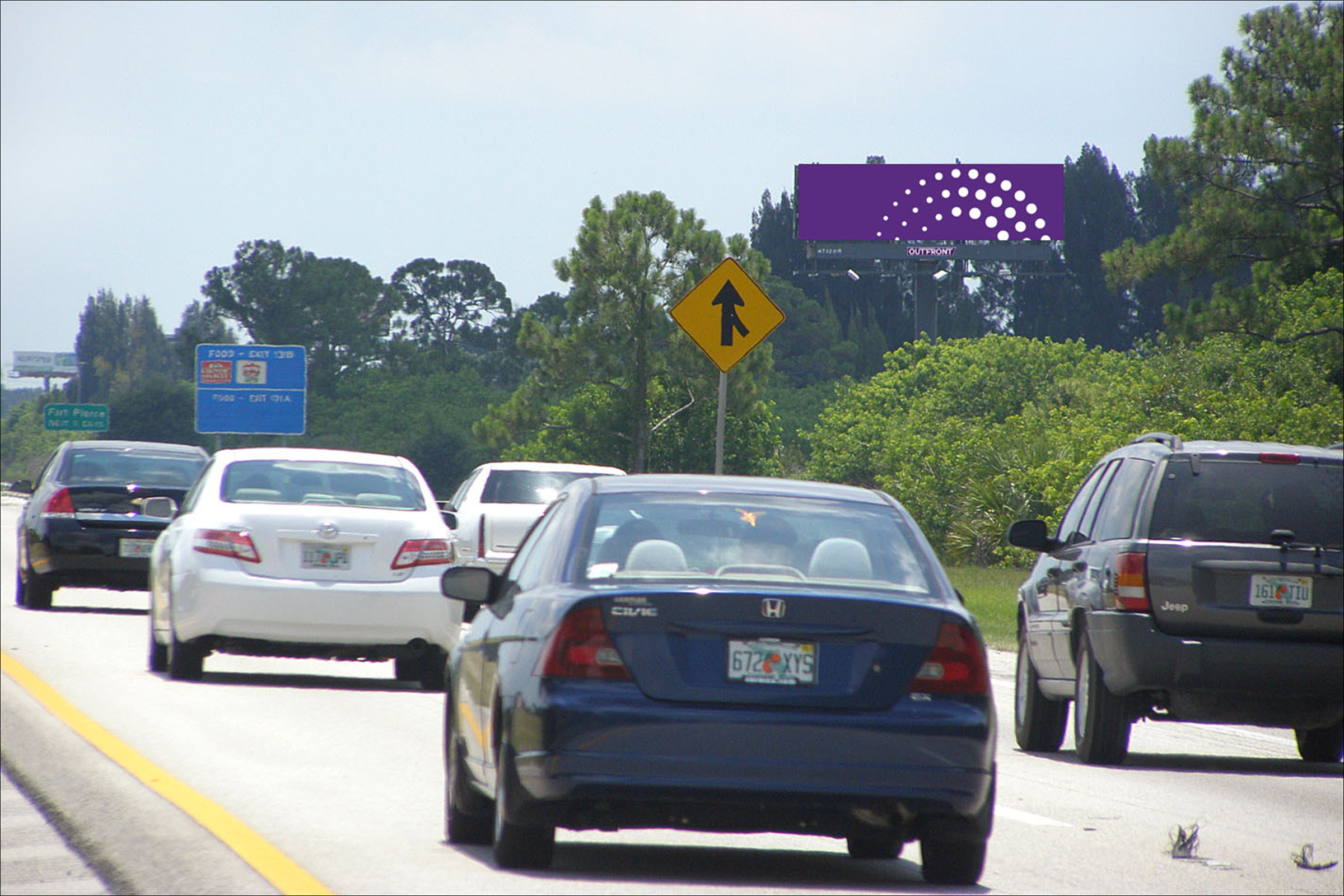 I-95 8976.00 ft N/O Orange Ave W/S