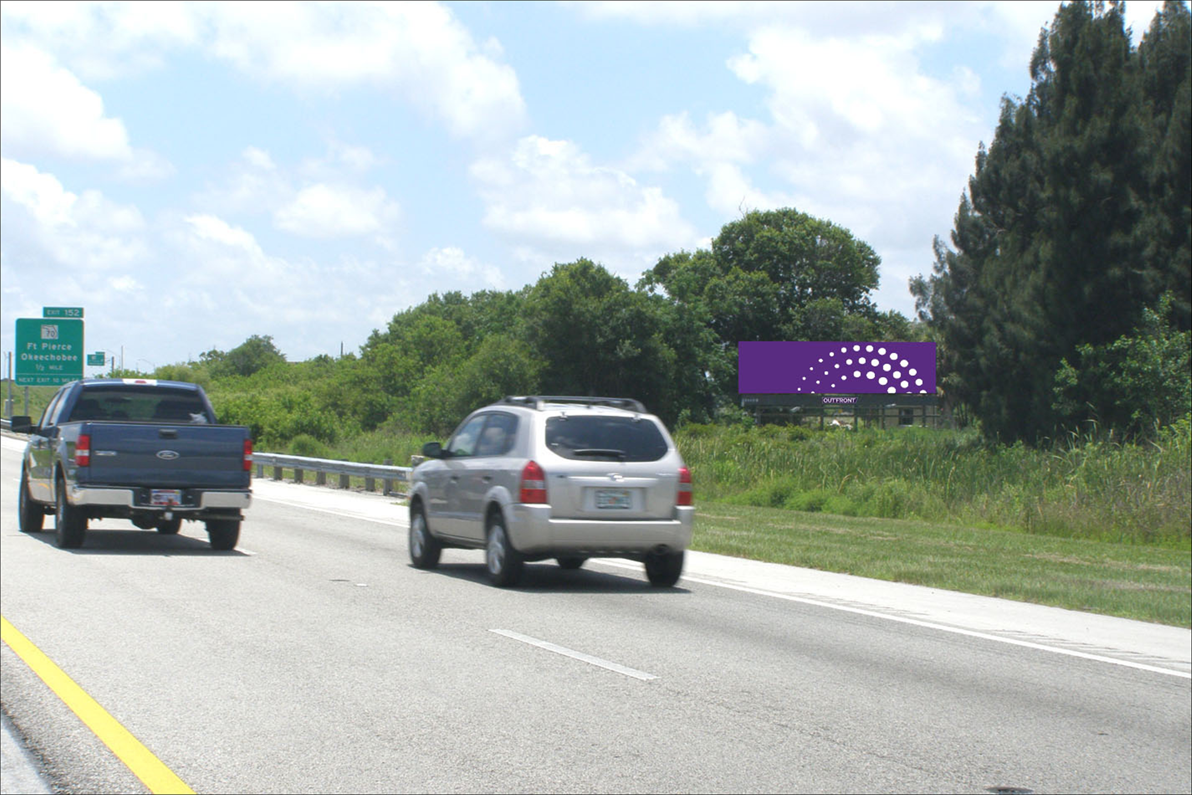 Turnpike 528.00 ft N/O Ft Pierce W/S