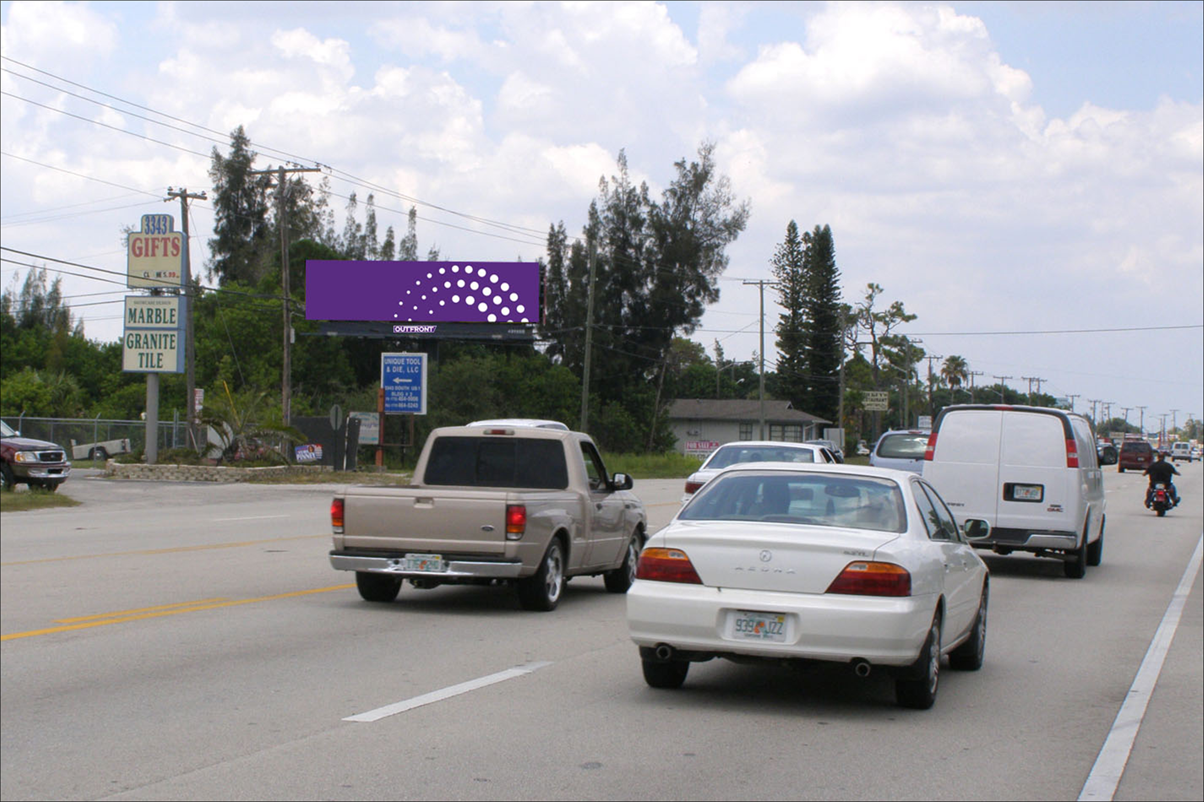 US 1 1584.00 ft N/O Farmer Market Rd W/S