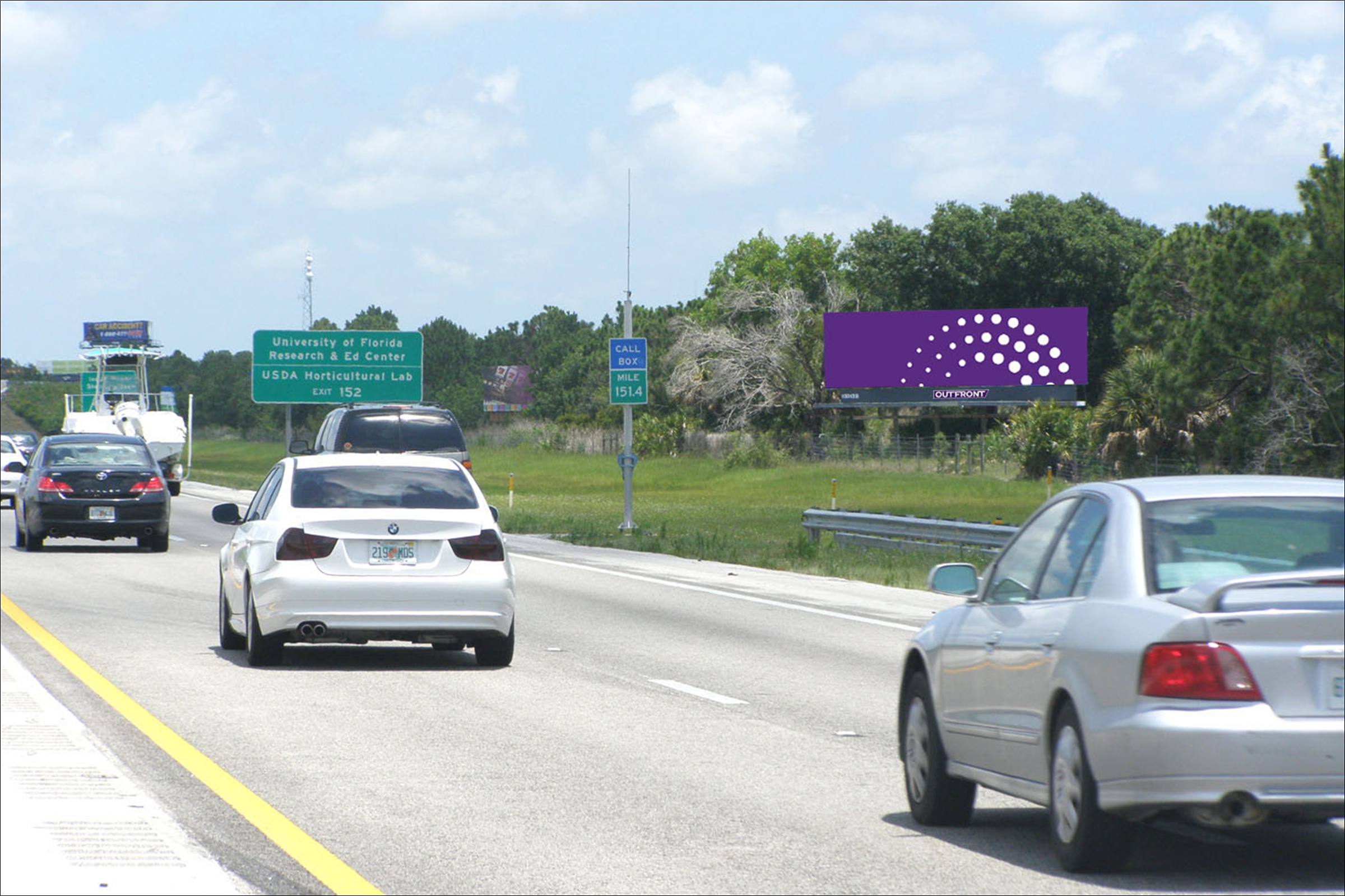 Turnpike 6864.00 ft S/O Ft Pierce E/S