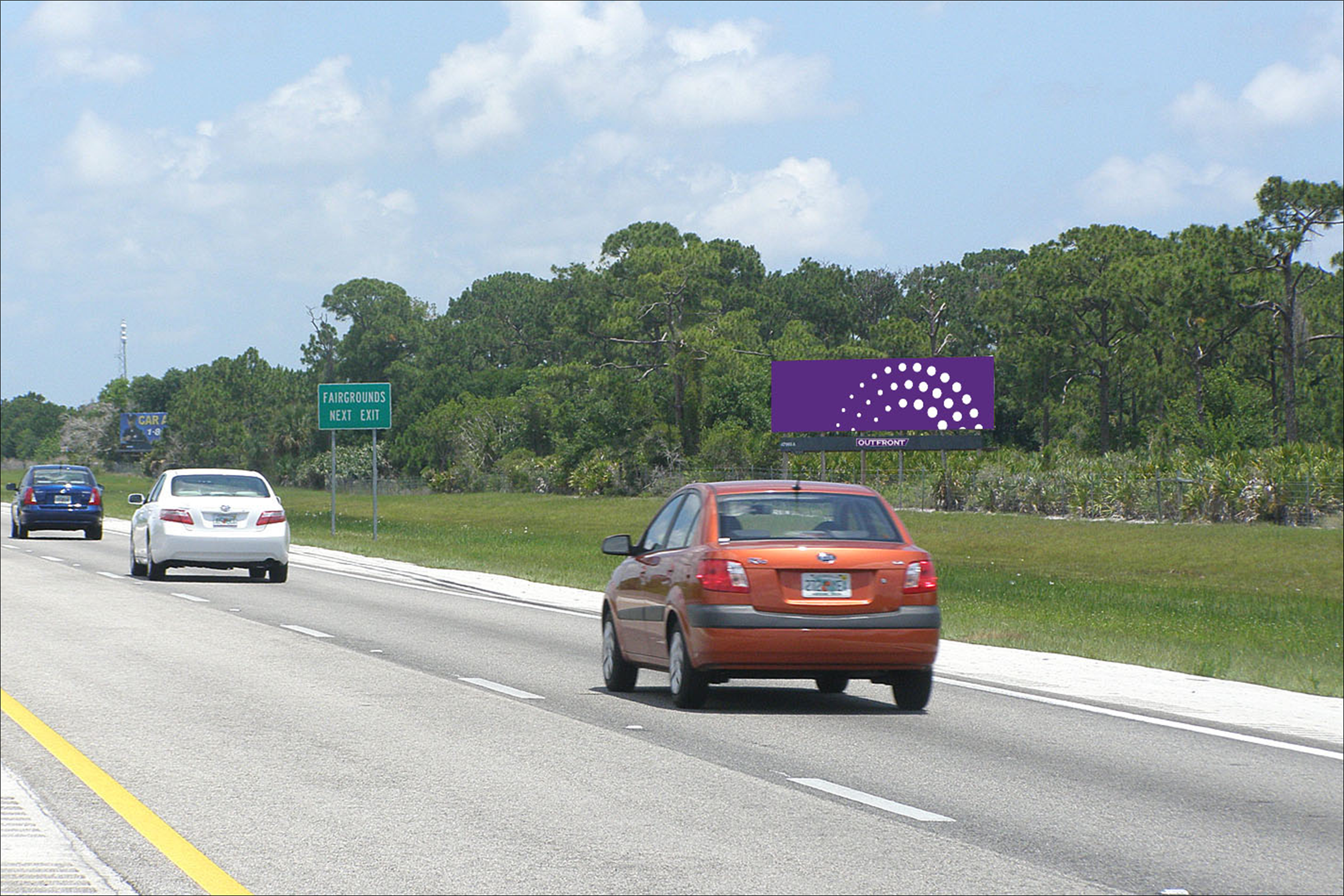 Turnpike 8448.00 ft S/O Ft Pierce Exit E/S