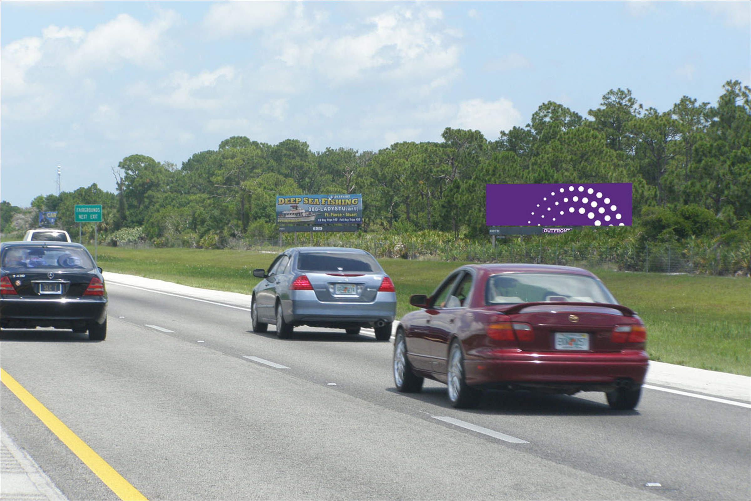 Turnpike 3696.00 ft S/O Ft Pierce E/S