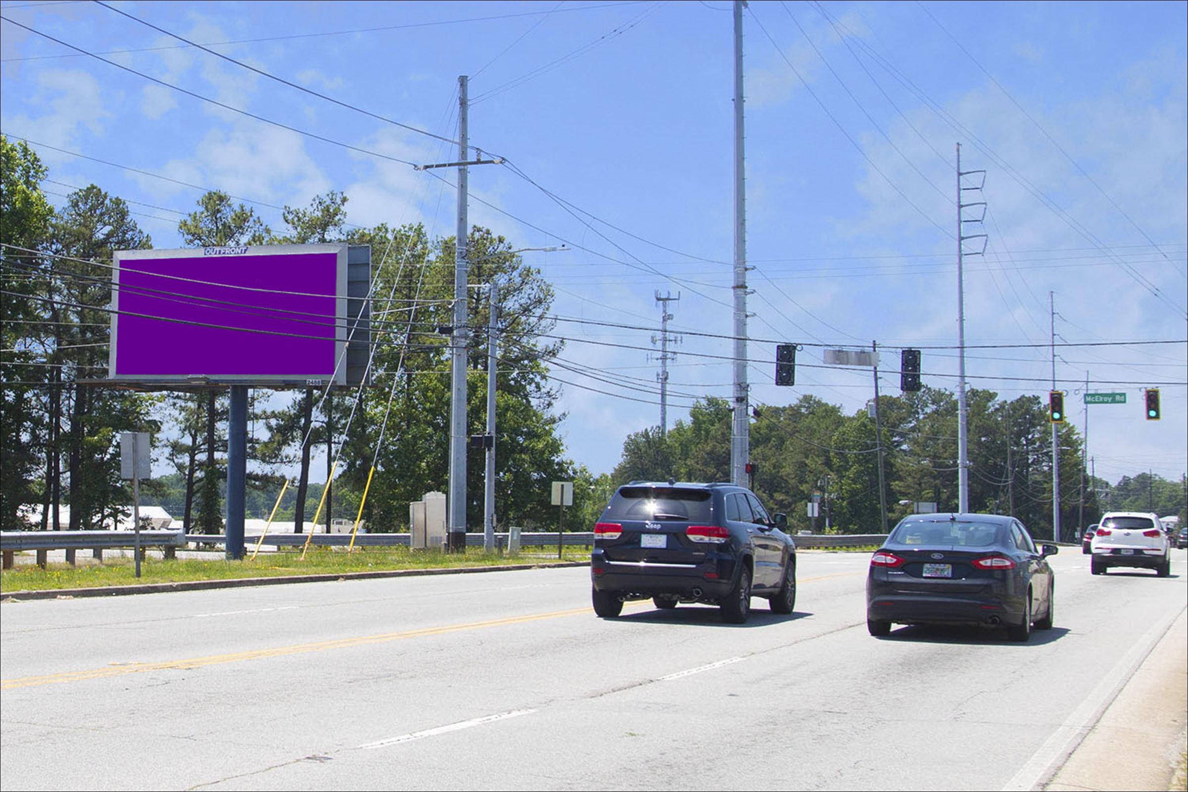 New Peachtree Rd & Mcelroy Rd E/S