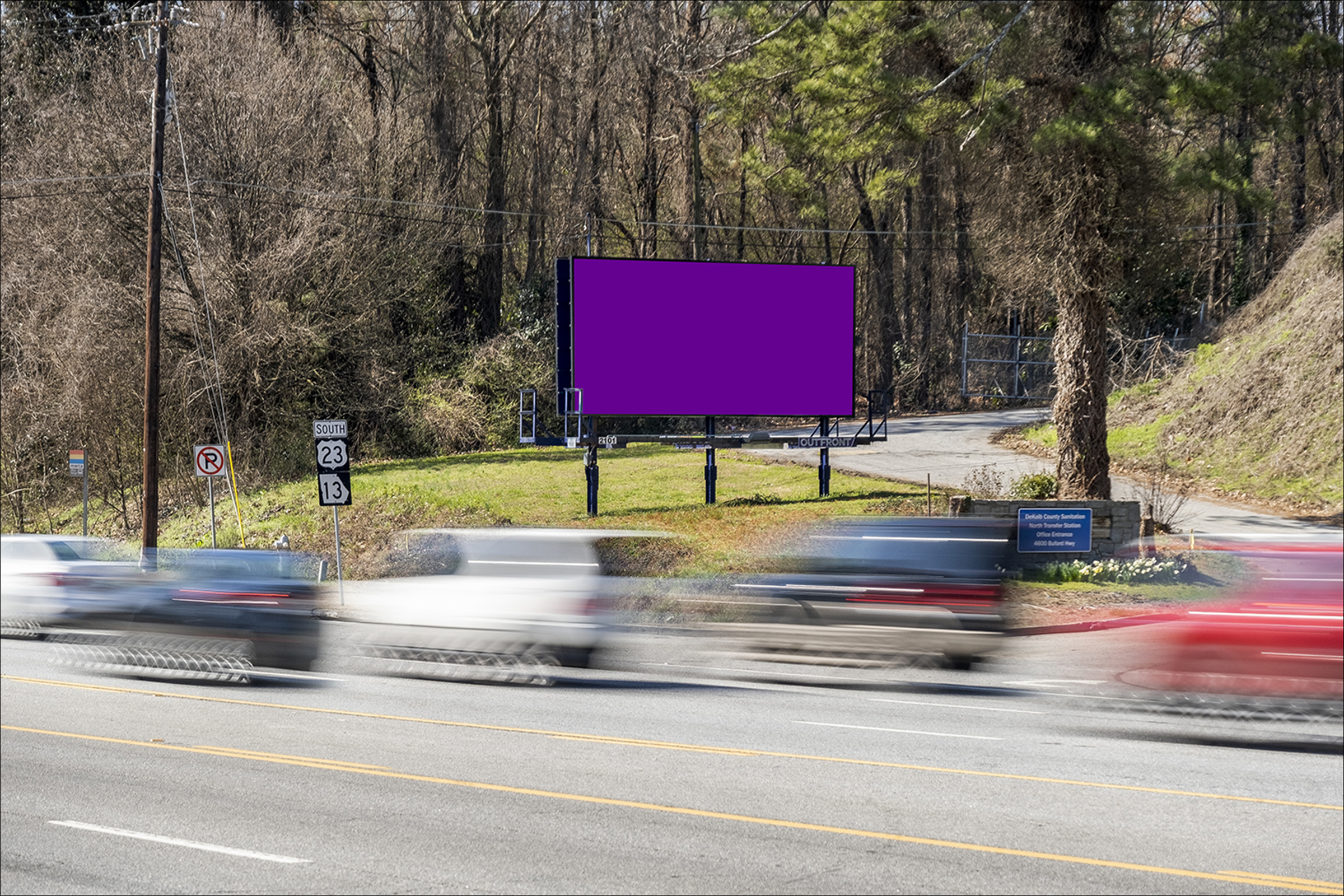 Buford Hwy & Woodside Way W/S
