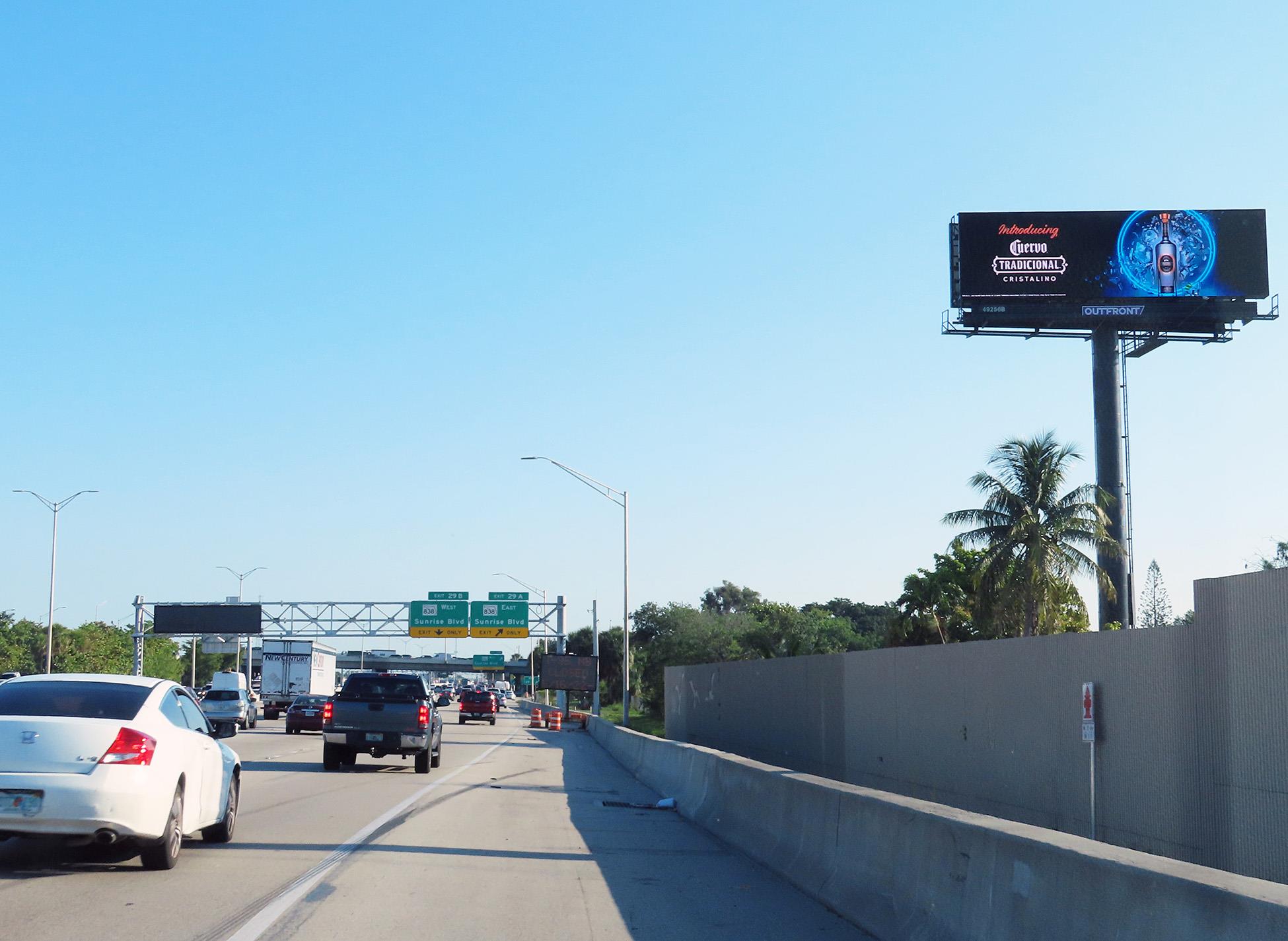 I 95 1584.00 ft S/O Sunrise Blvd E/S