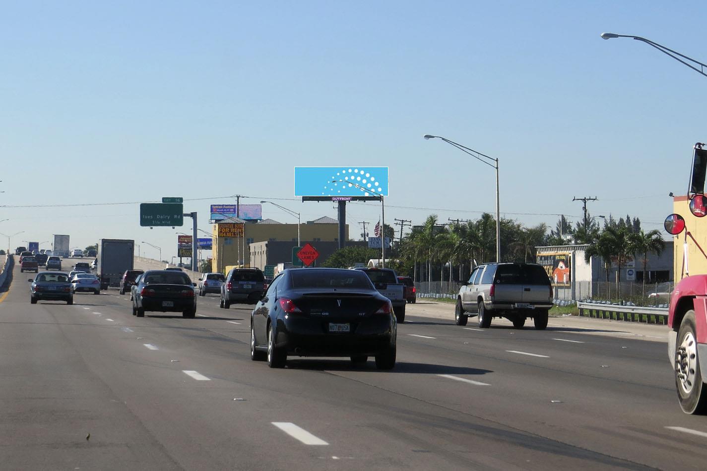 I-95 700.00 ft N/O Hallandale Beach Blvd W/S