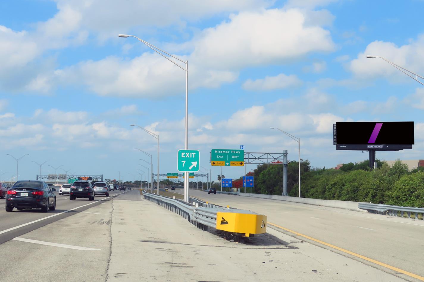W/L I-75 2500 ft N/O Miramar Parkway