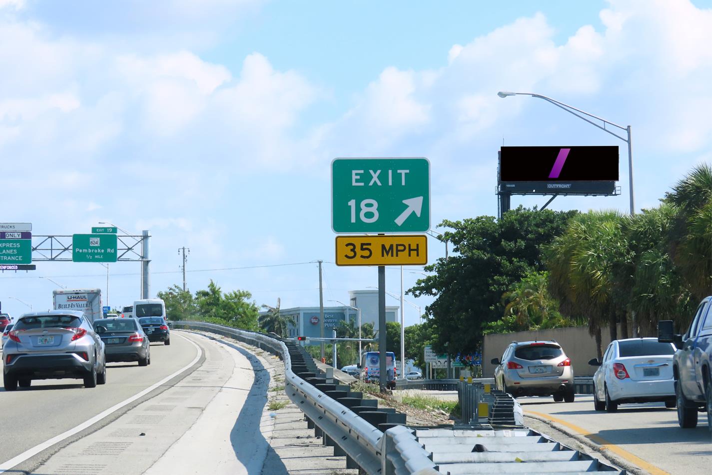 E/S I-95 100.00 ft S/O Hallandale Beach