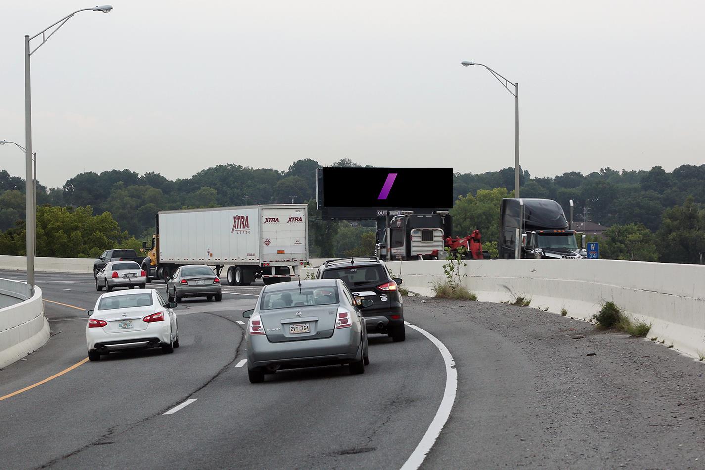 I-24 80 ft S/O Cumberland River E/S