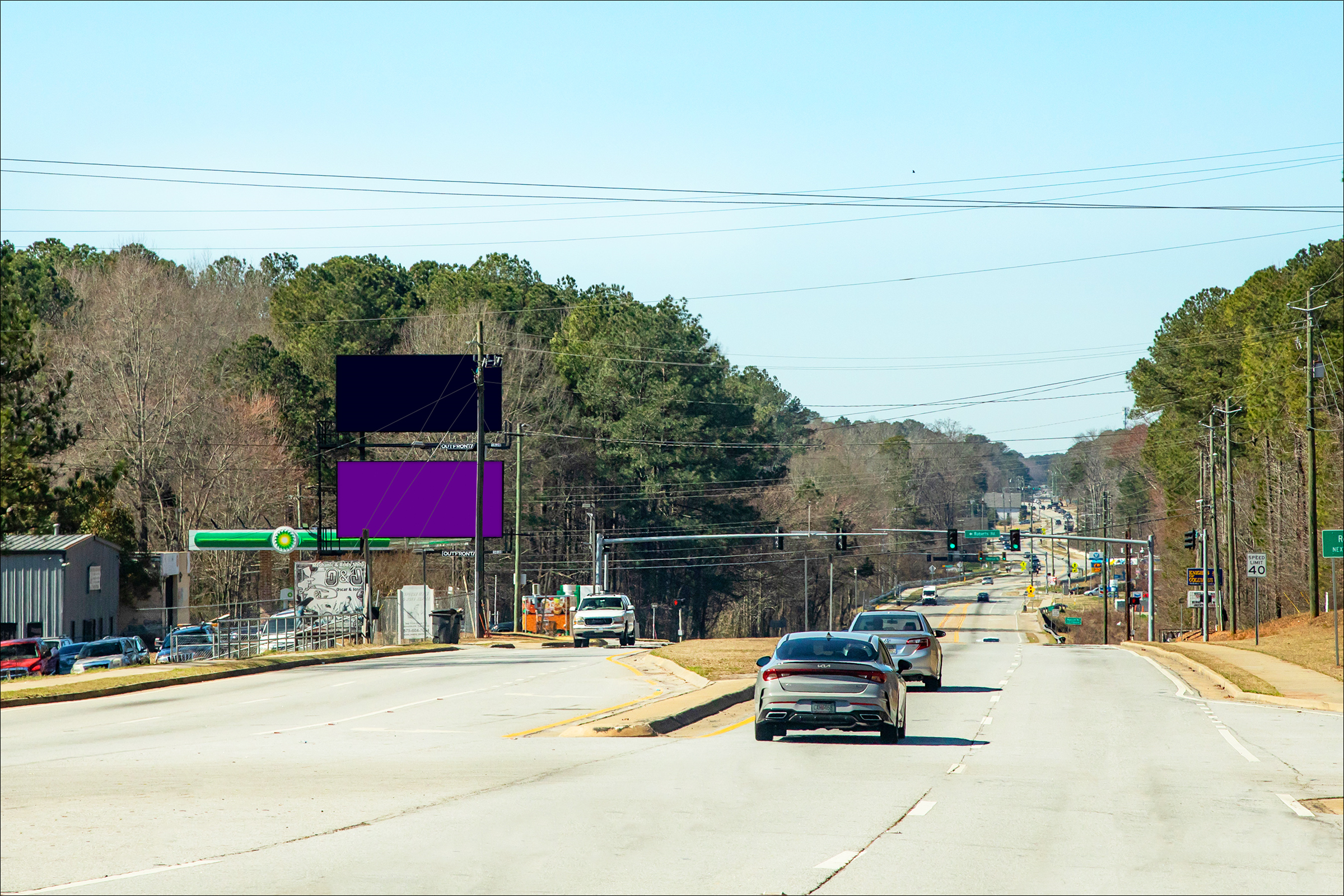 Flint River Rd & Roberts Rd S/S