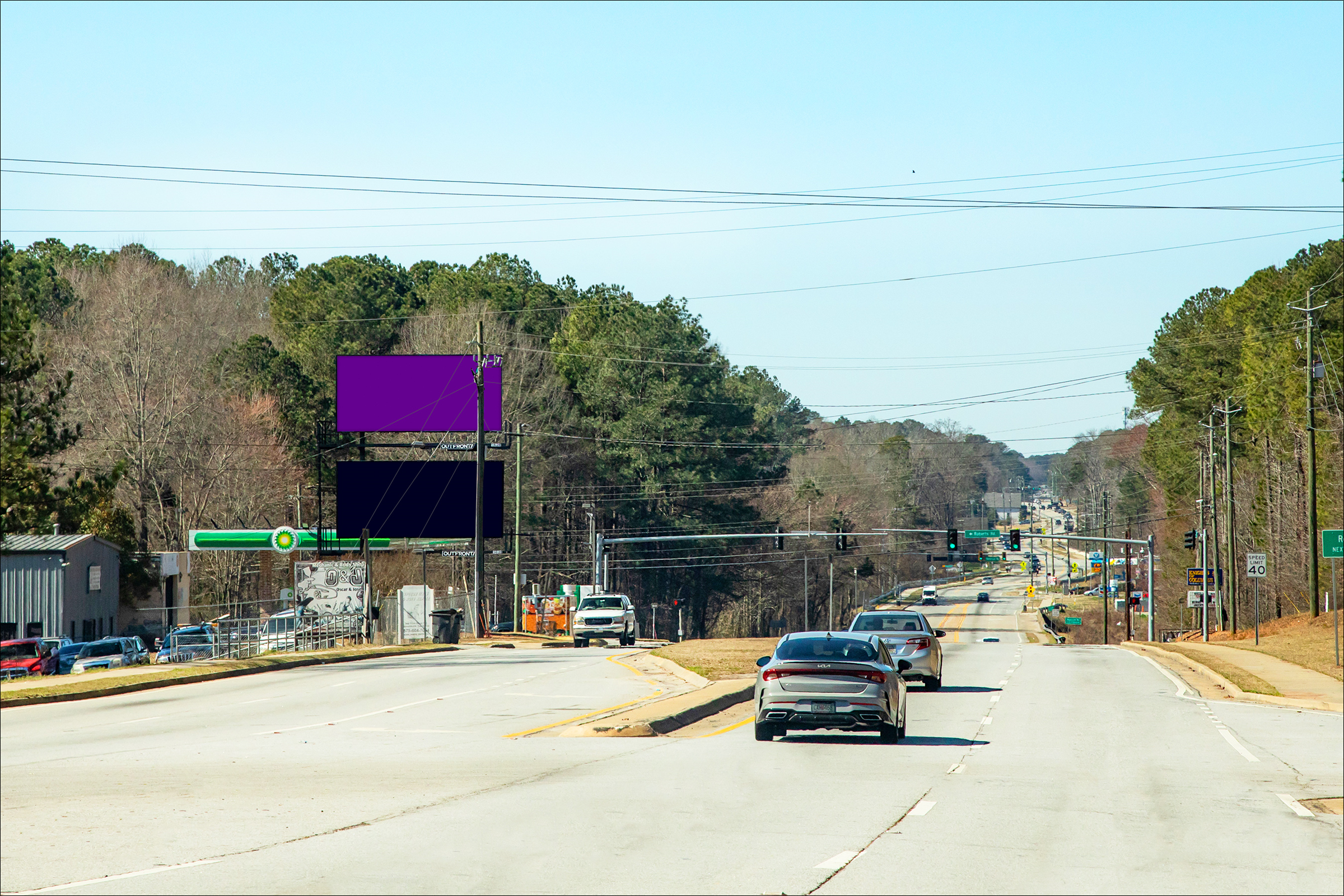 Flint River Rd & Roberts Rd S/S