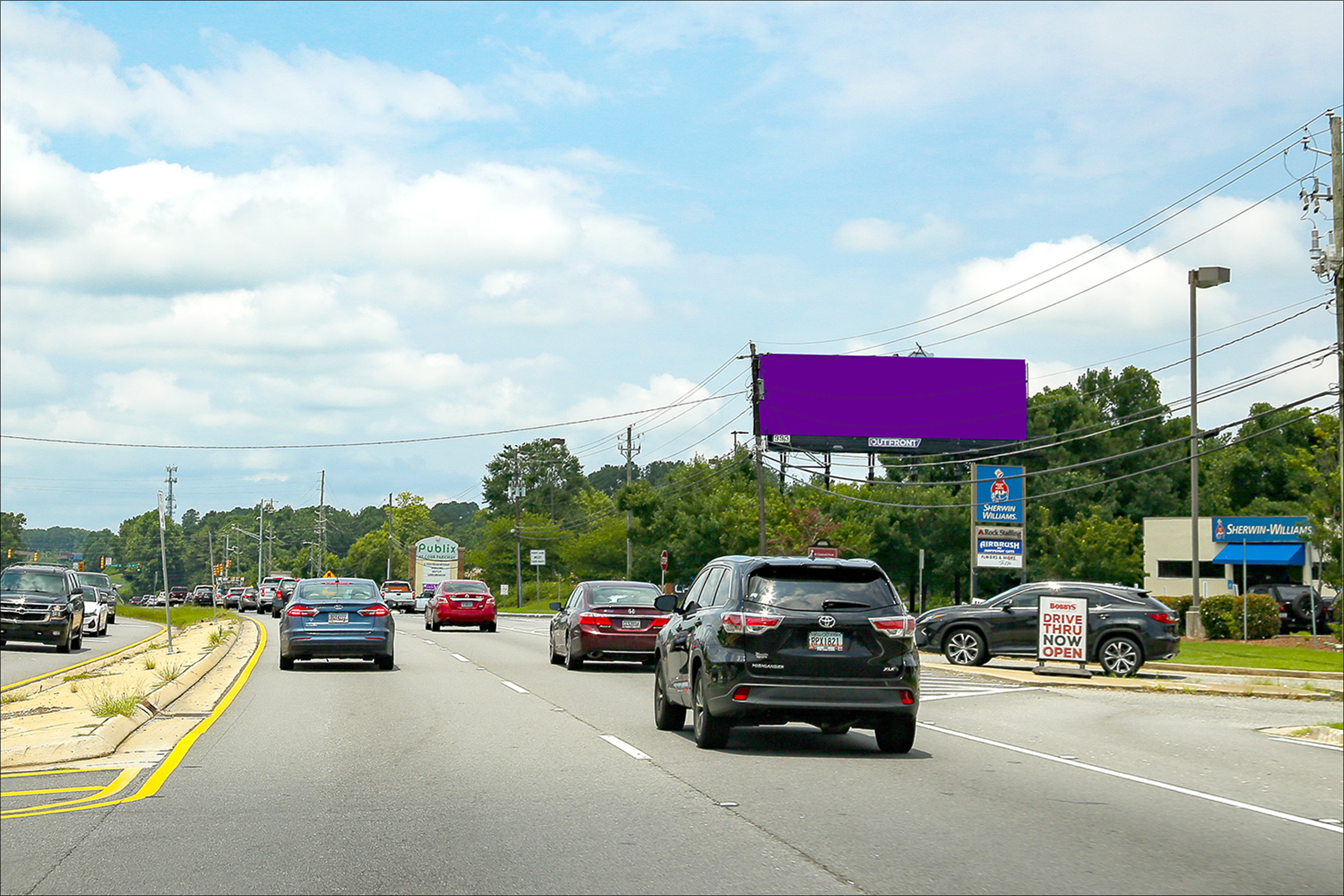 N Cobb Pkwy 0.1 mi N/O Watts Dr E/S