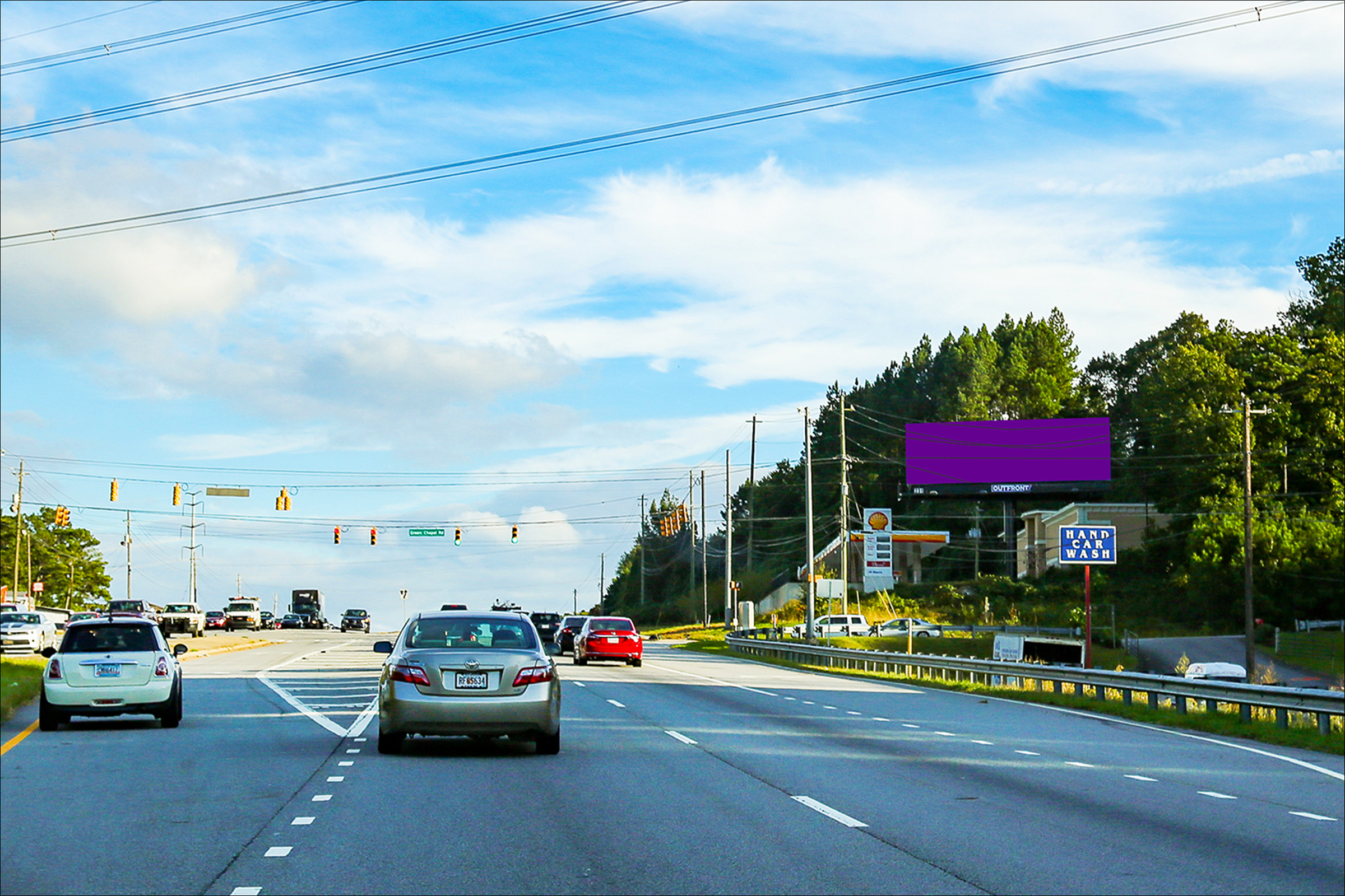 N Cobb Pkwy 50 ft S/O Greers Chapel Rd W/S