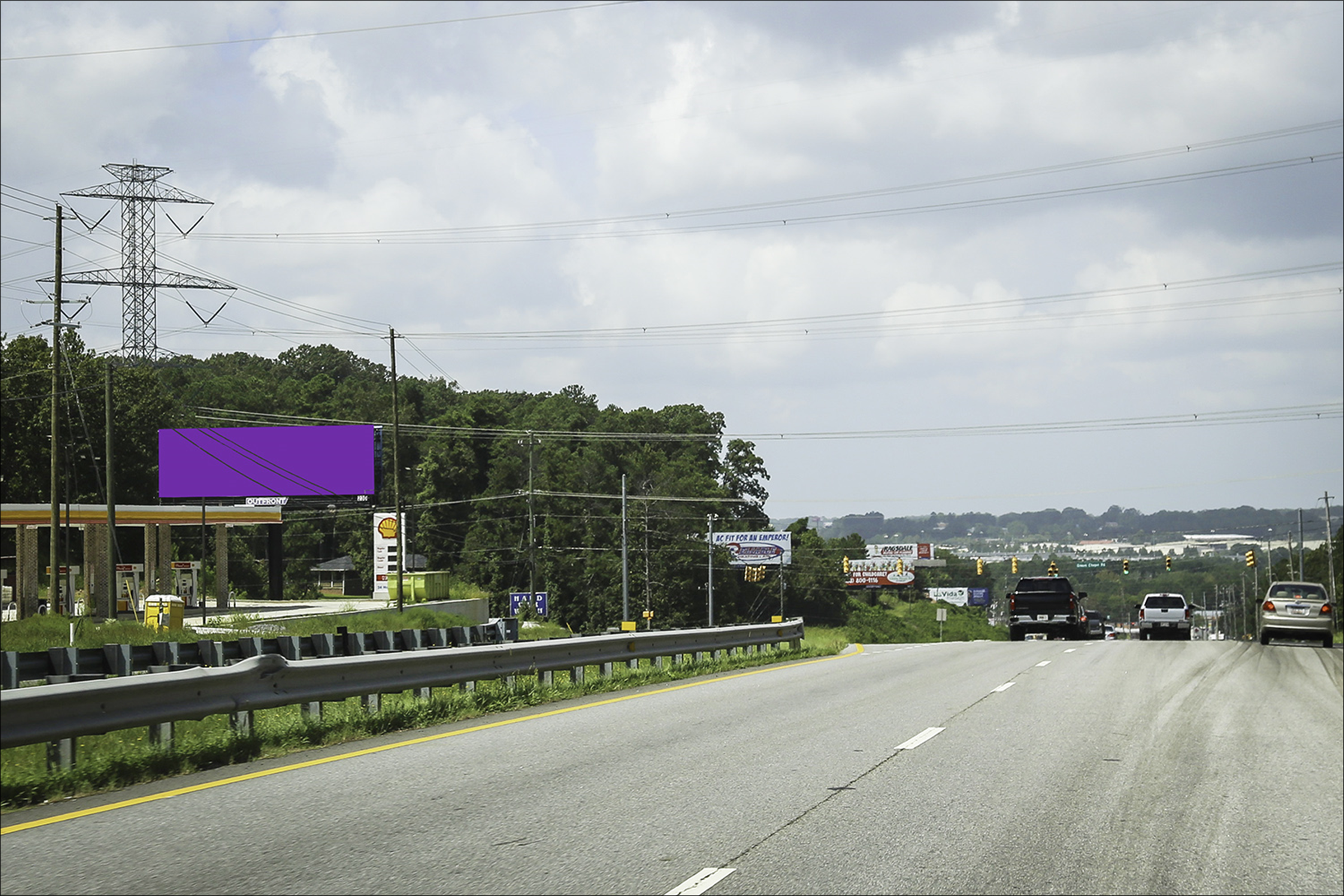 N Cobb Pkwy 50 ft S/O Greers Chapel Rd W/S