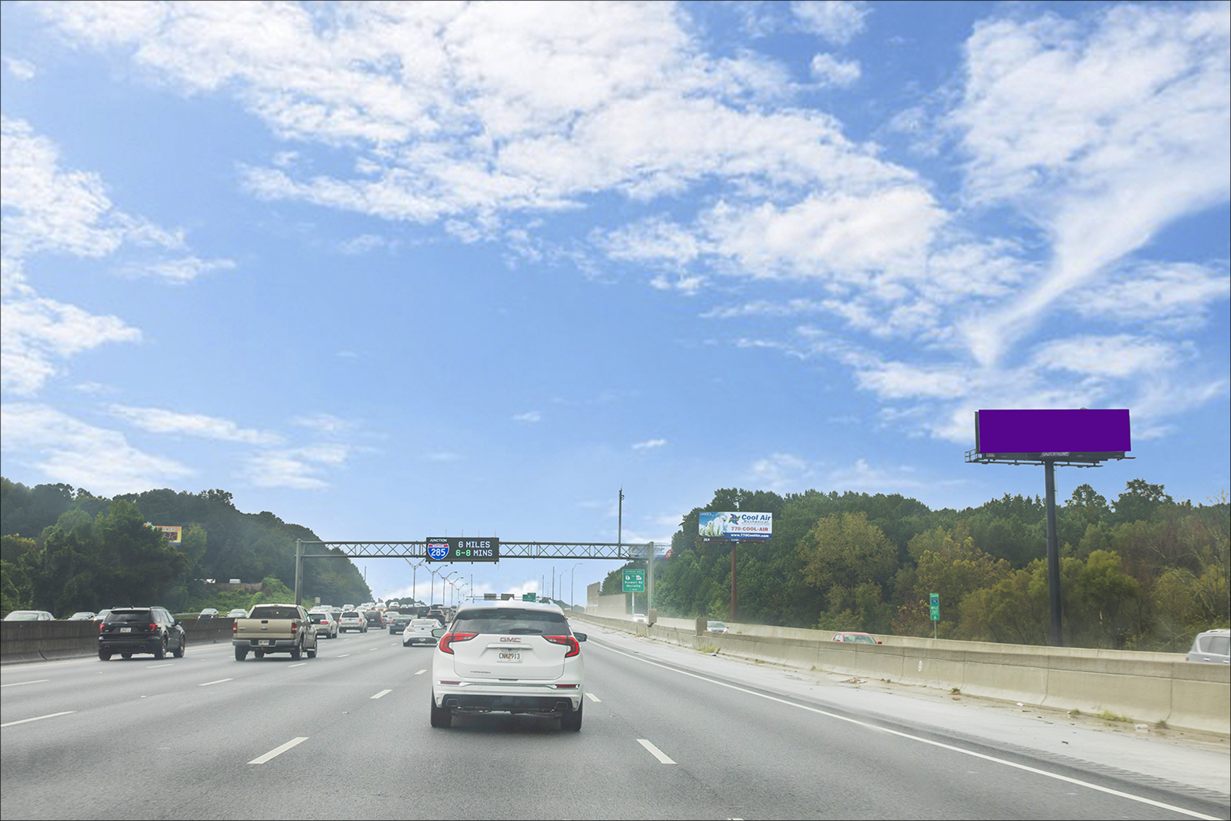 I-75N 0.5 mi N/O N Marietta Pkwy (120 Loop) W/S