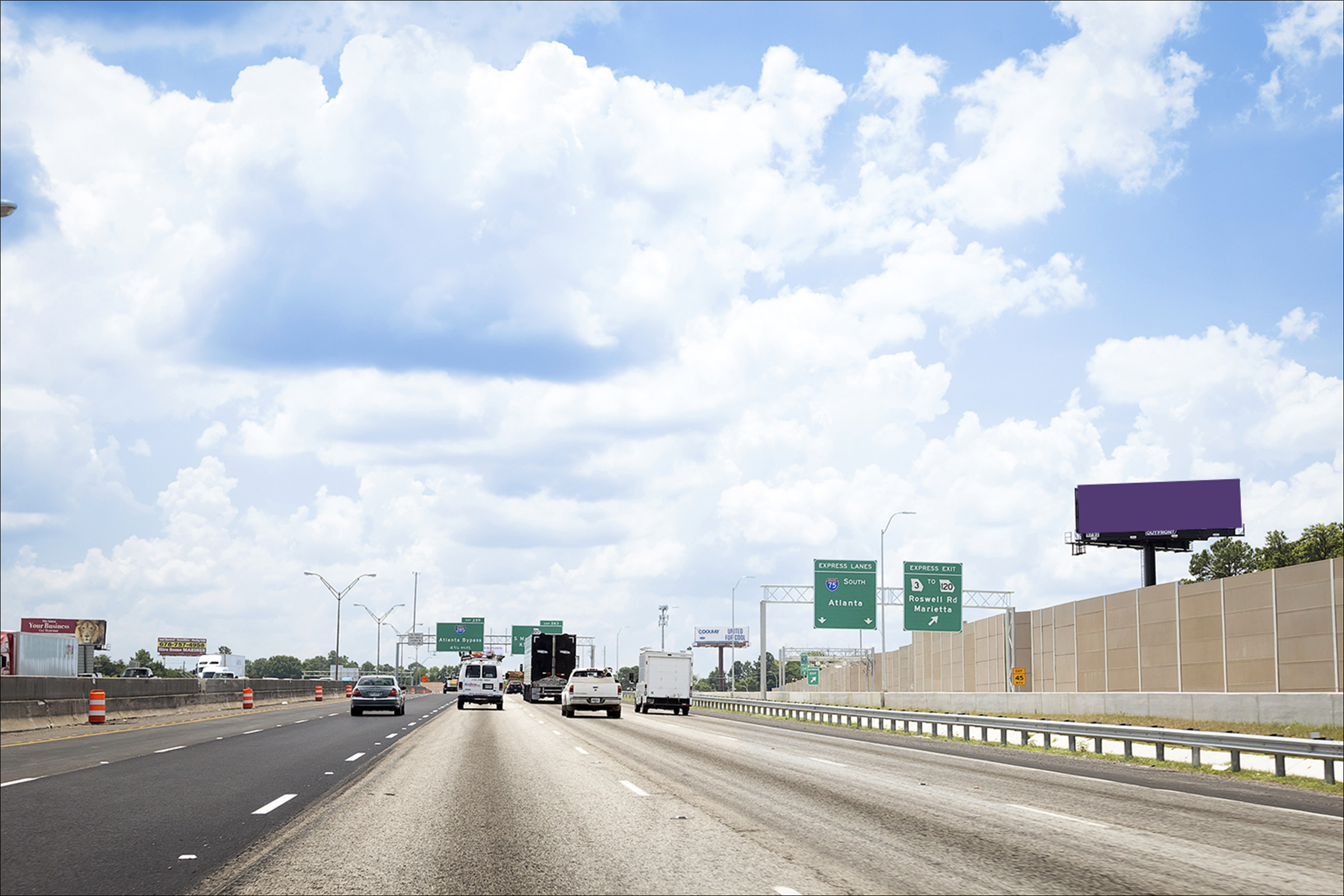 I-75N 0.15 mi N/O Roswell St W/S