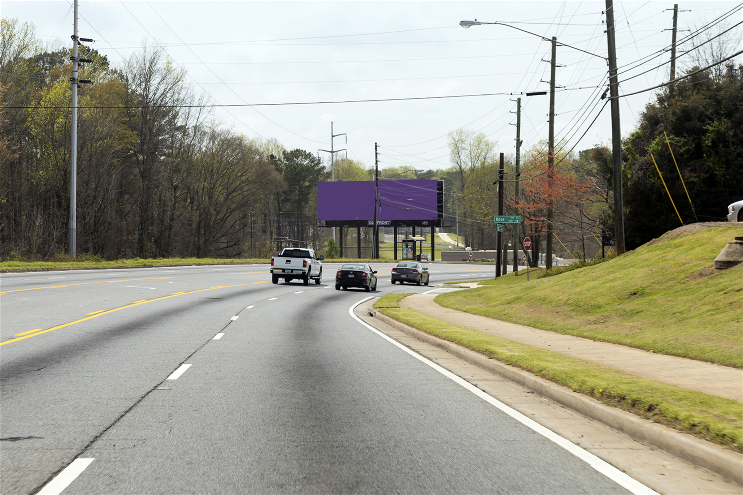 S Marietta Pkwy 175 ft E/O Hudson Rd S/S
