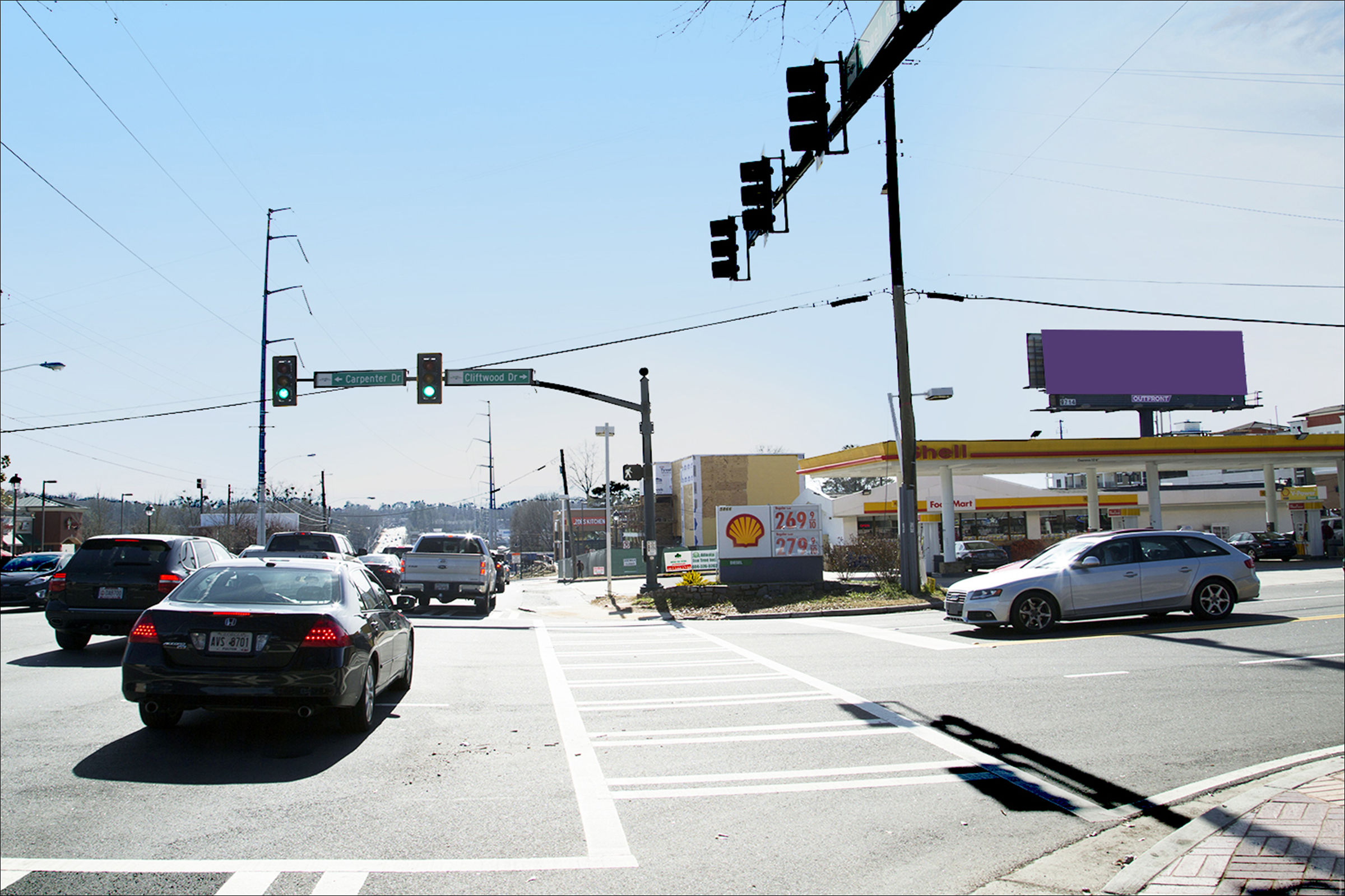 Roswell Rd (Hwy 9) 0.18 mi N/O I-285 W/S