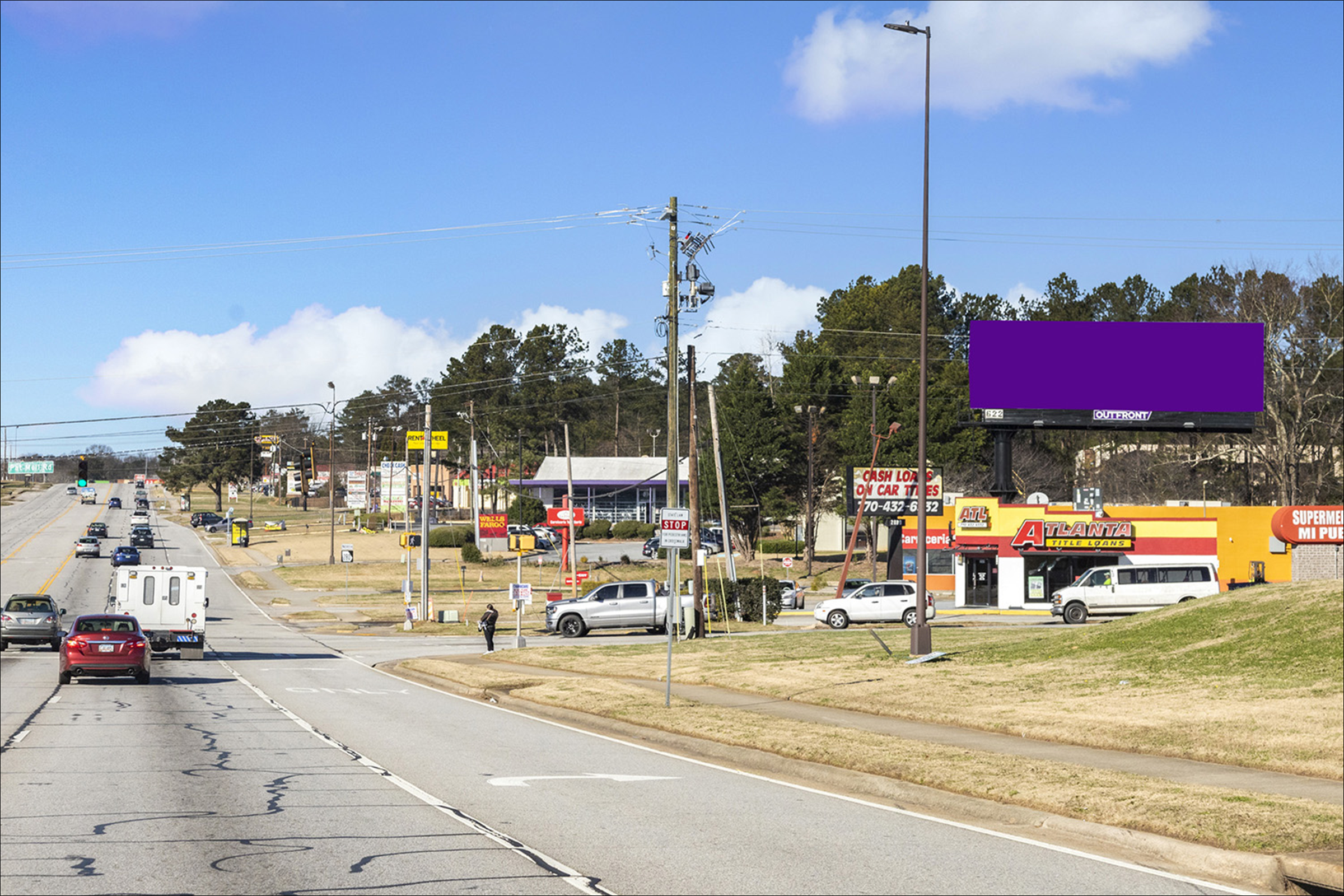 S Cobb Dr 125 ft N/O Pat Mell Rd E/S