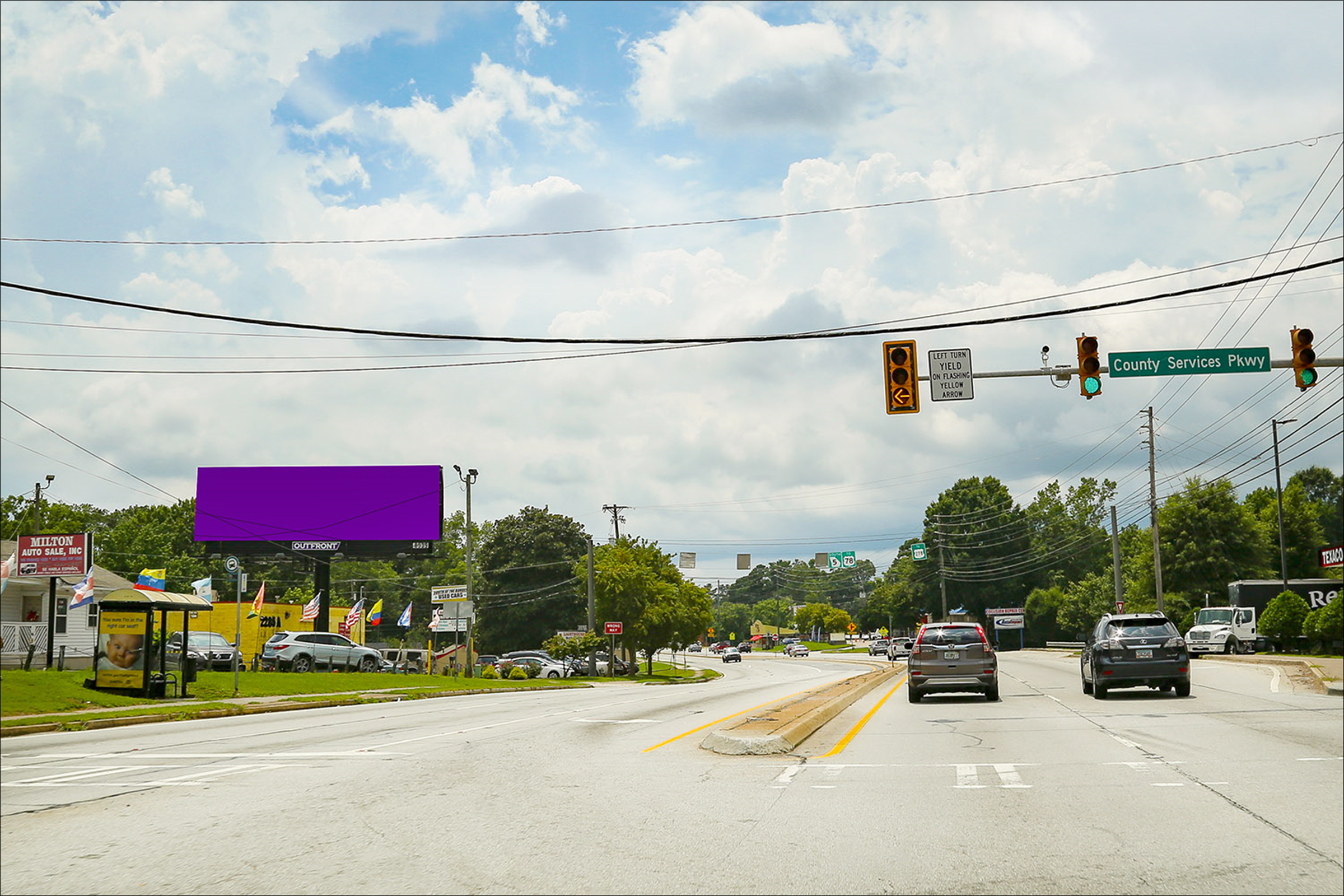 Austell Rd 0.2 mi N/O Windy Hill Rd E/S