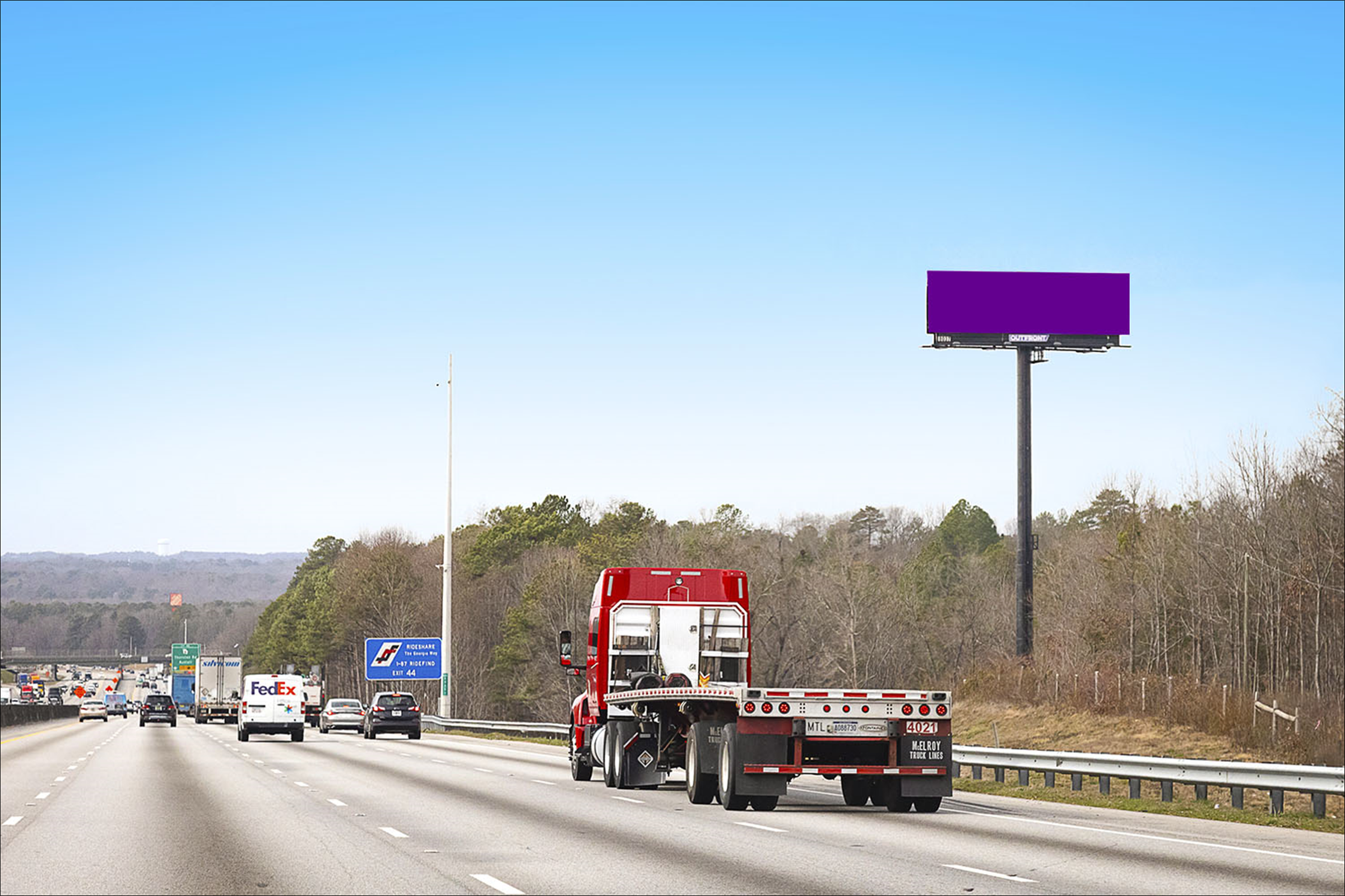 I-20W 0.7 mi E/O Thornton Rd N/S