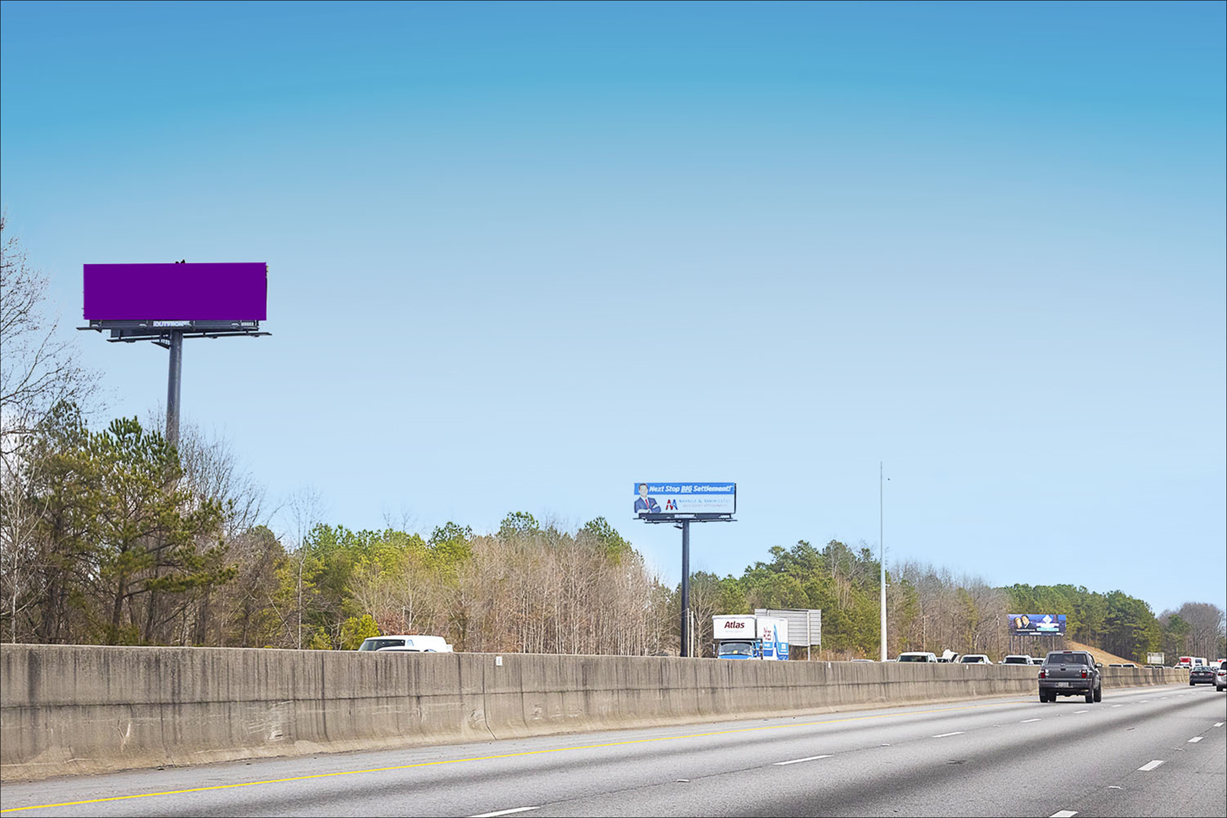 I-20W 0.7 mi E/O Thornton Rd N/S
