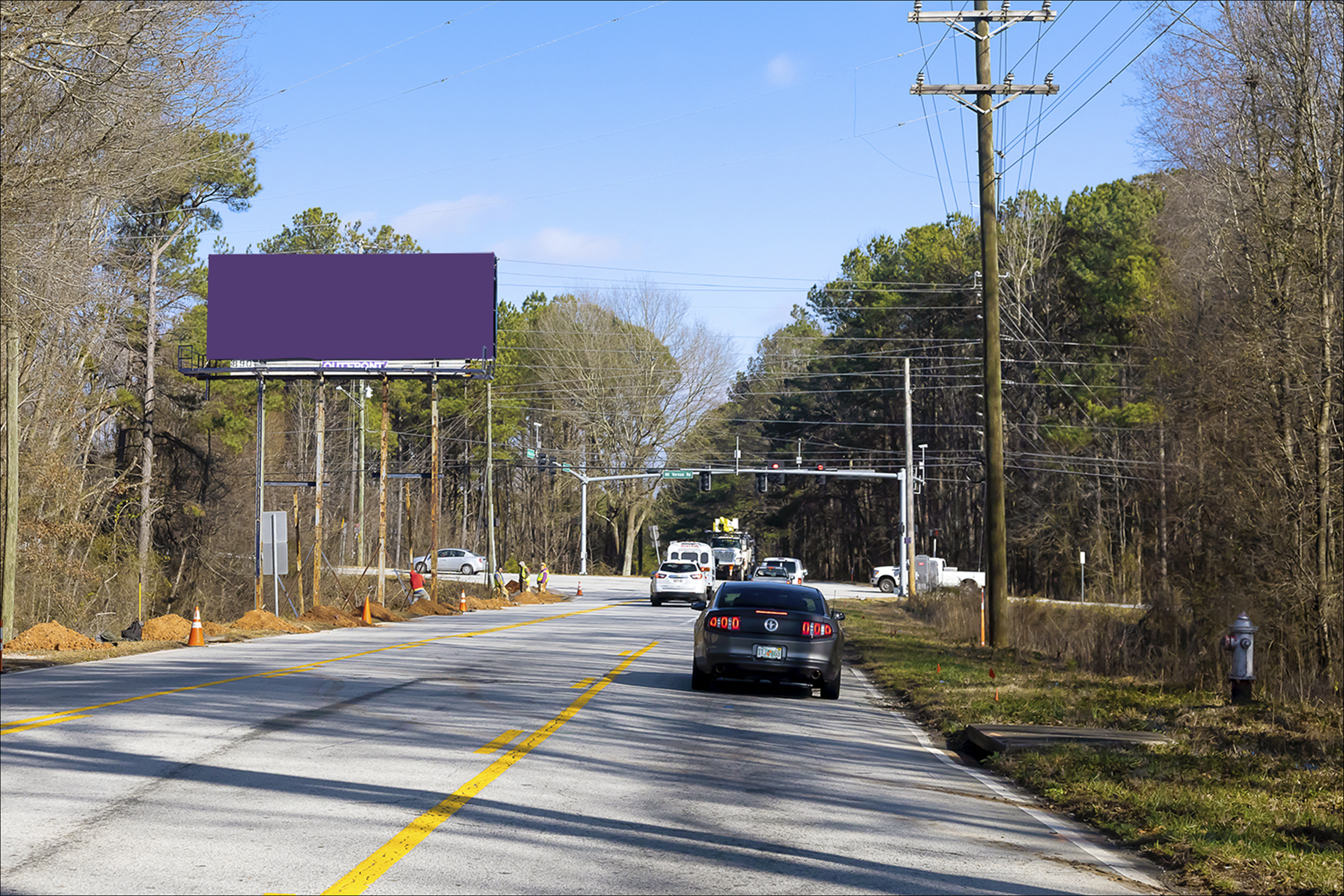 Blairs Bridge / Monier Ave 75 ft W/O Mt Vernon Rd N/S