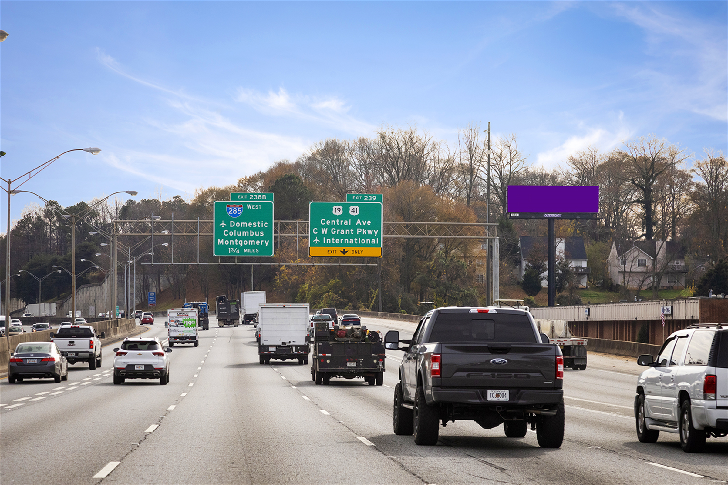 I-75S 0.8 mi S/O Cleveland Ave W/S