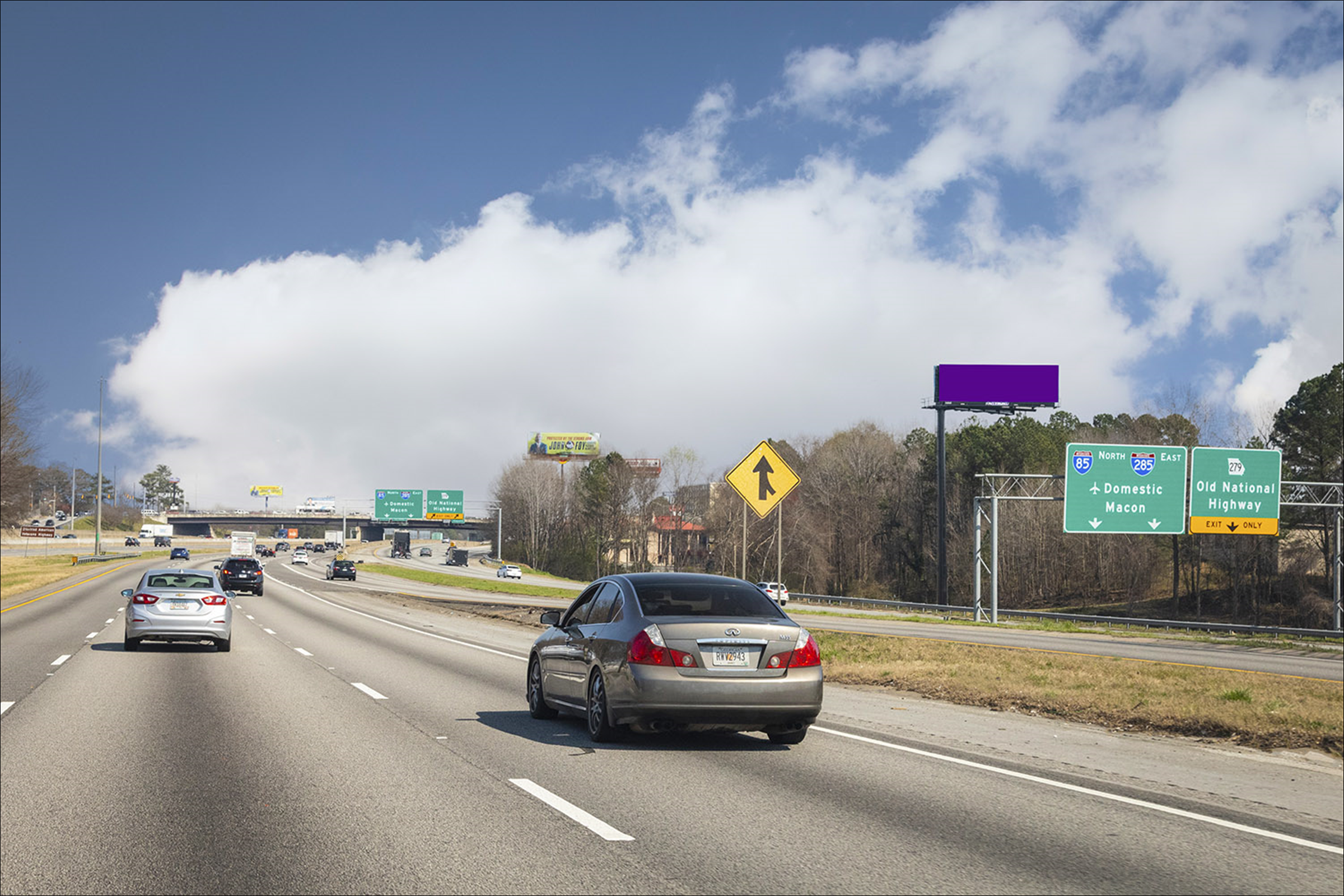 I-285/I-85S 0.25 mi W/O Old National Hwy S/S