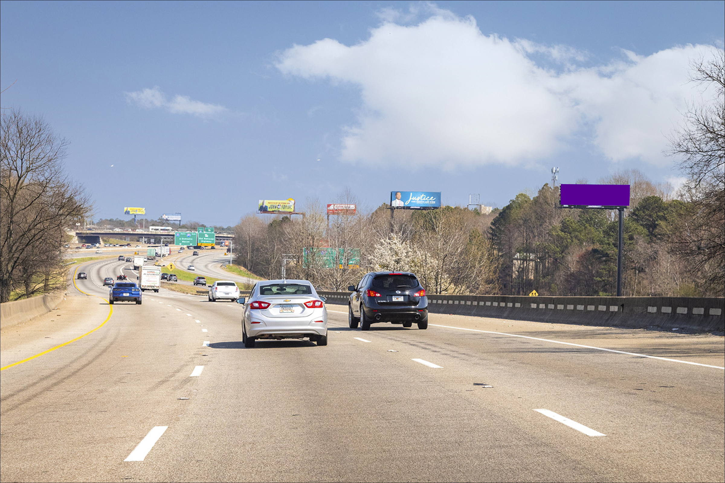 I-285/I-85S 0.35 mi W/O Old National Hwy S/S