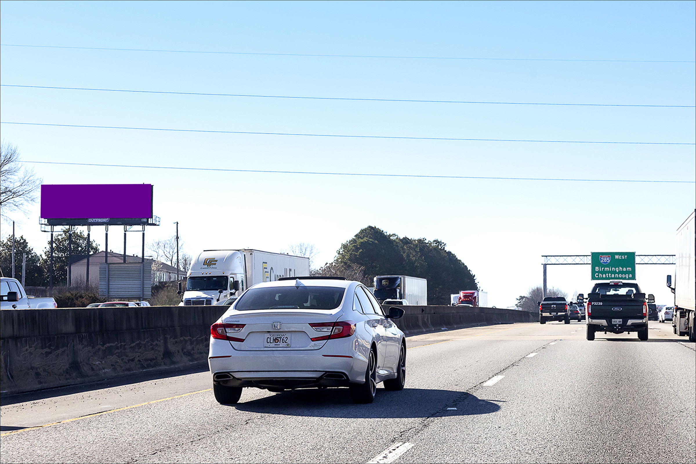 I-285 0.72 mi W/O Riverdale Rd S/S