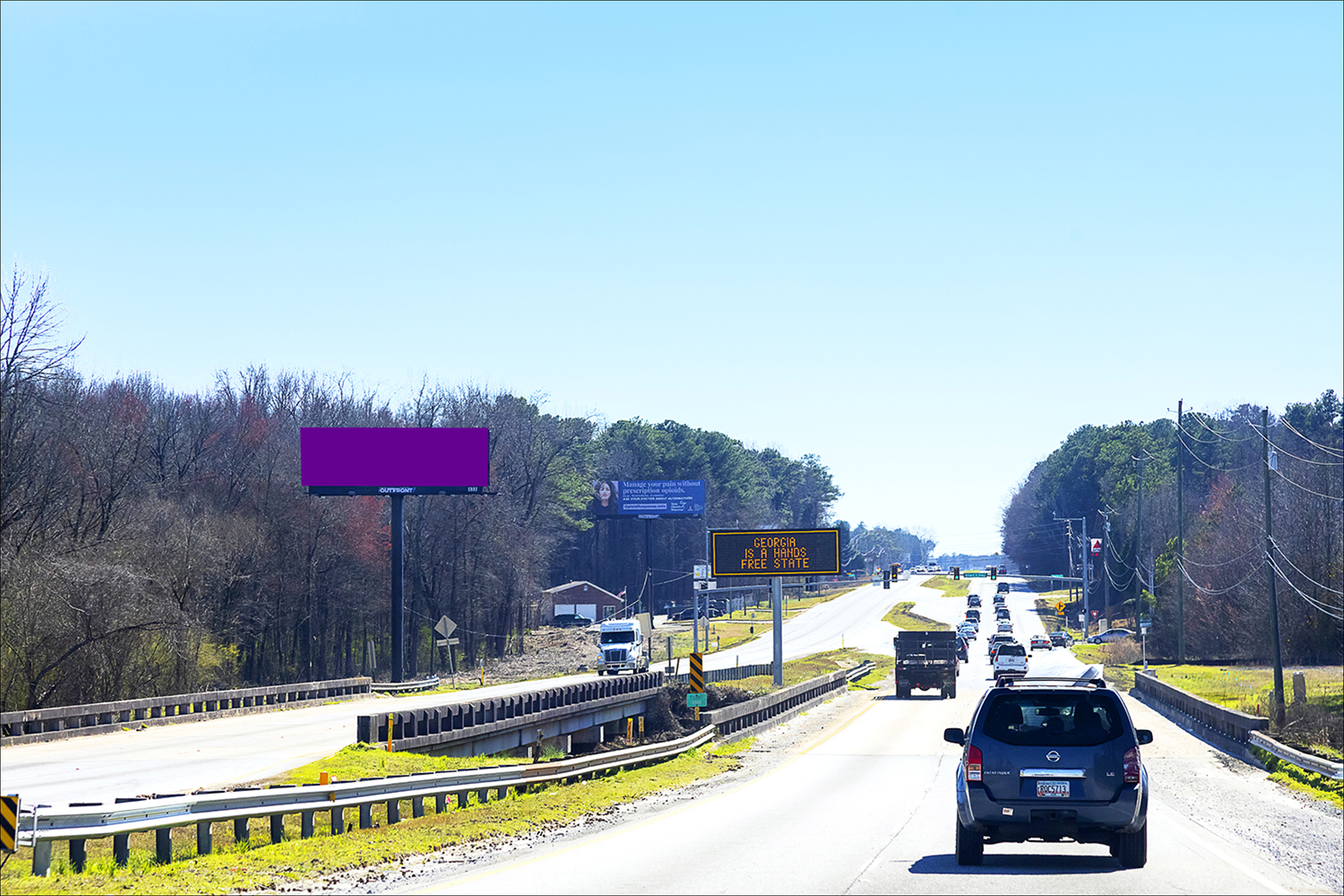 Hwy 85 0.17 mi S/O Lee's Mill Rd E/S