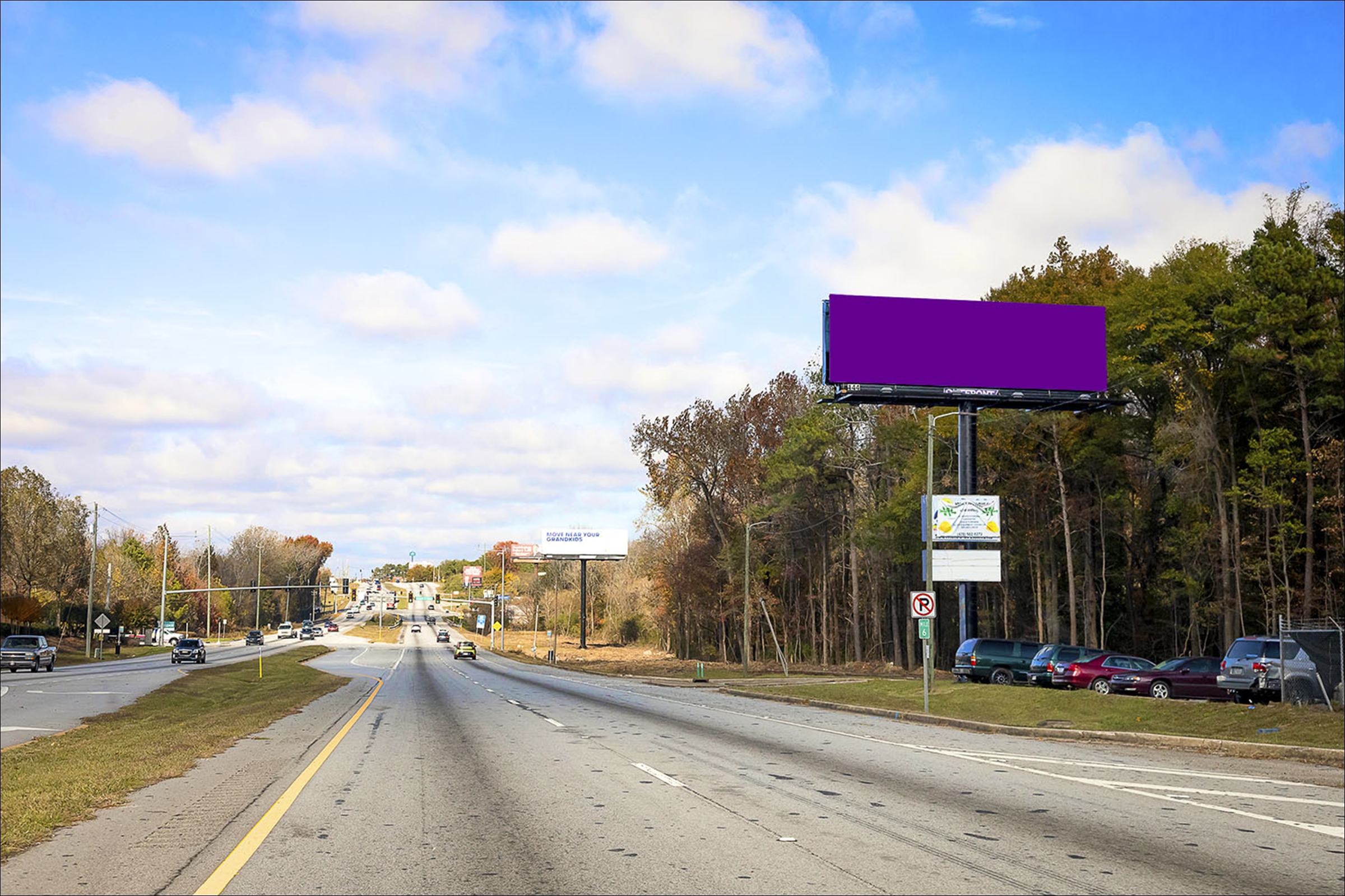 Hwy 85 0.3 mi S/O Lee's Mill Rd E/S
