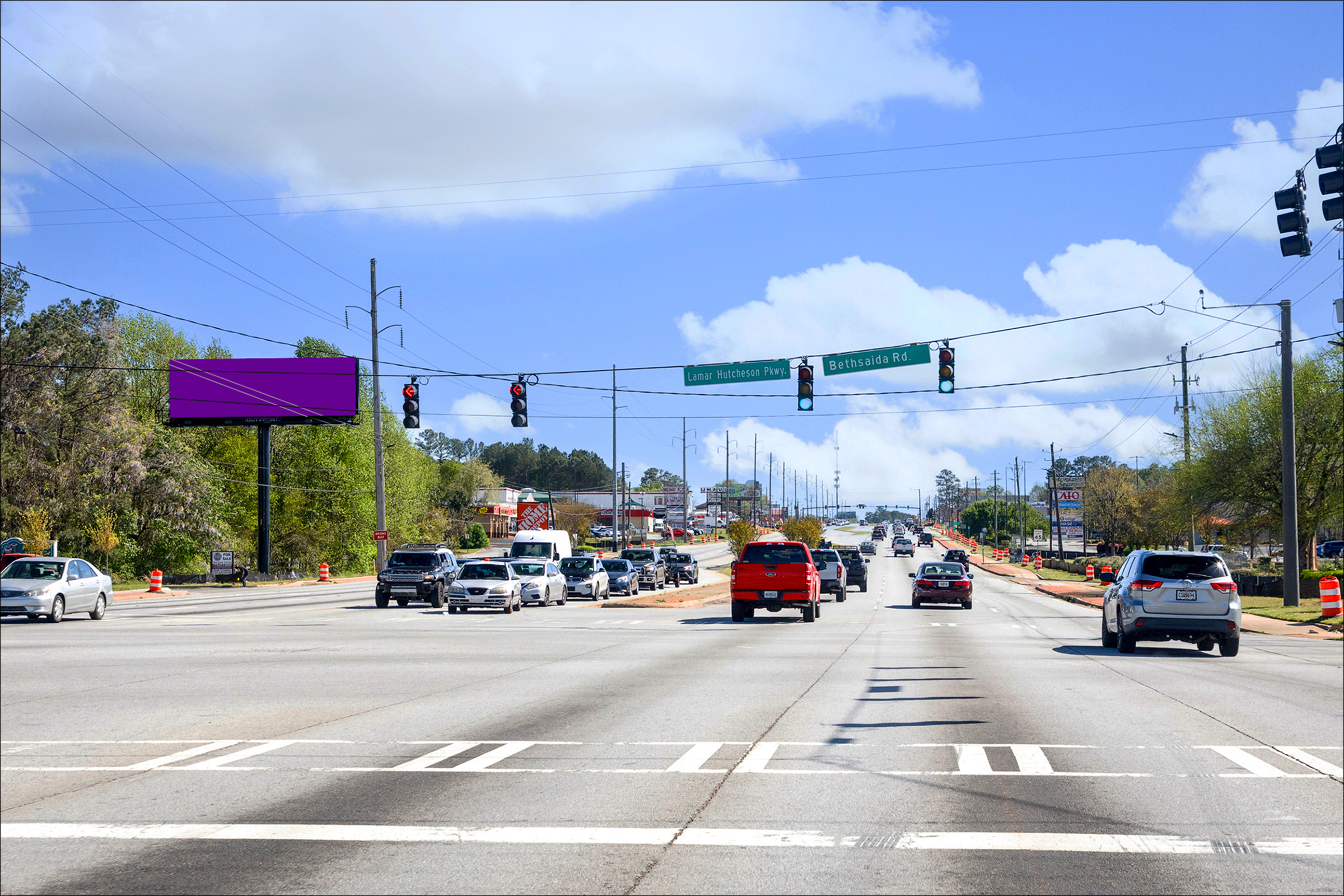 Hwy 85 350 ft S/O Lamar Hutcheson Pkwy E/S