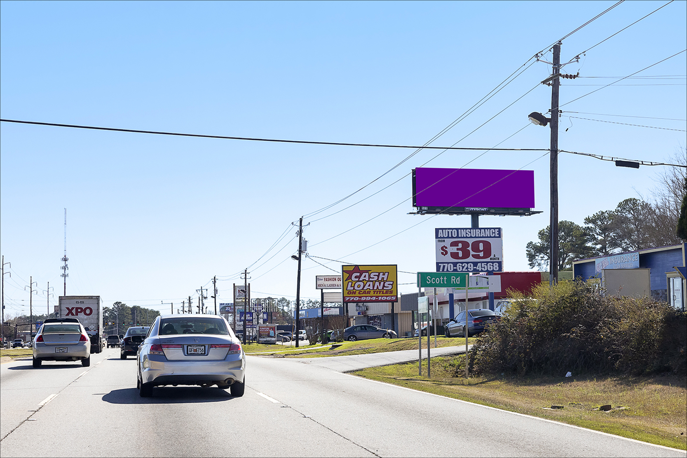 Hwy 85 0.1 mi N/O Hwy 138 W/S