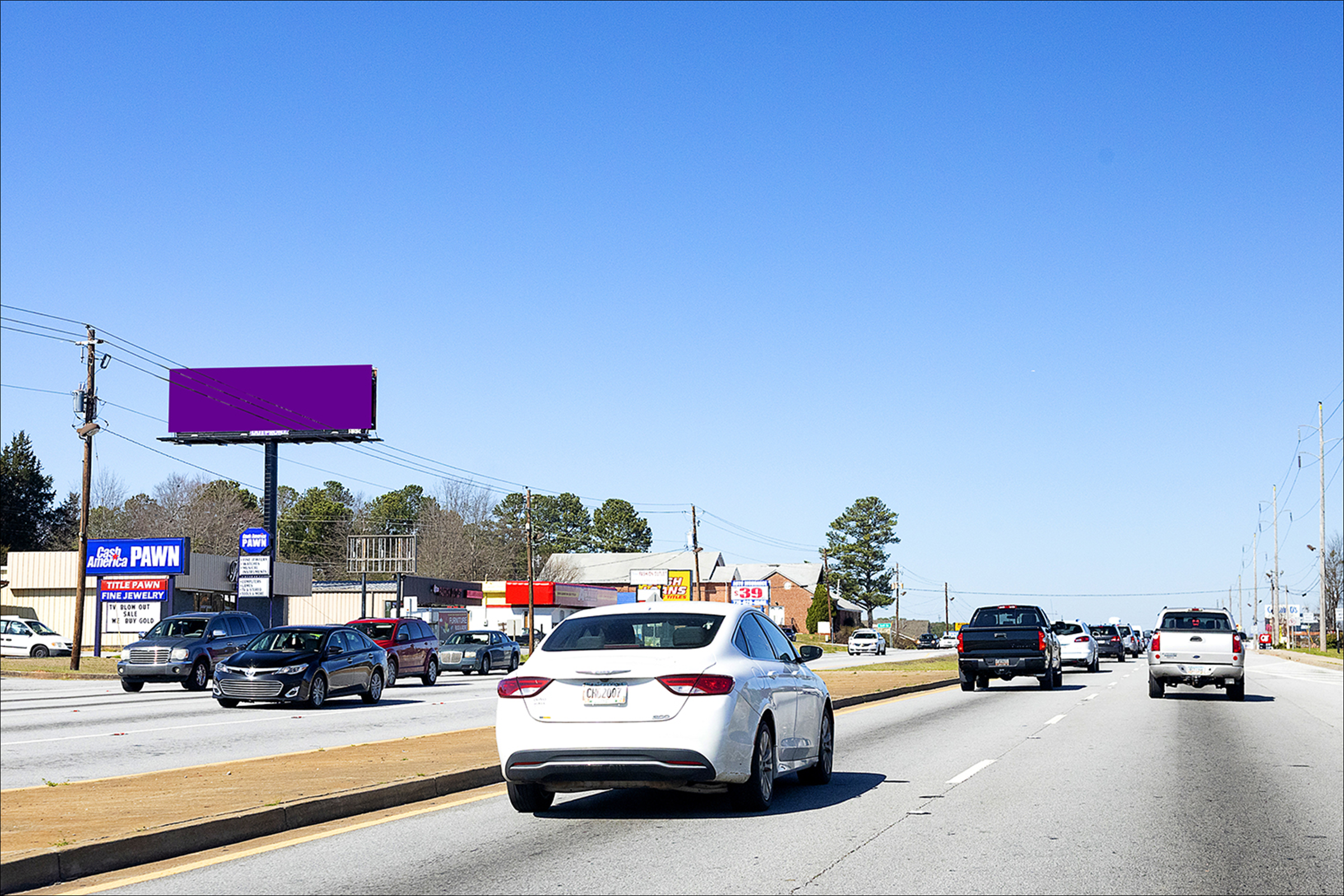 Hwy 85 0.1 mi N/O Hwy 138 W/S