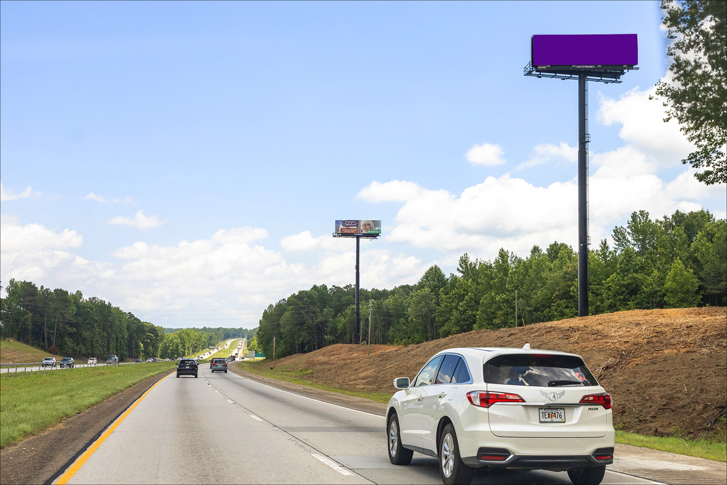 I-985 0.58 mi S/O Spout Springs Rd E/S