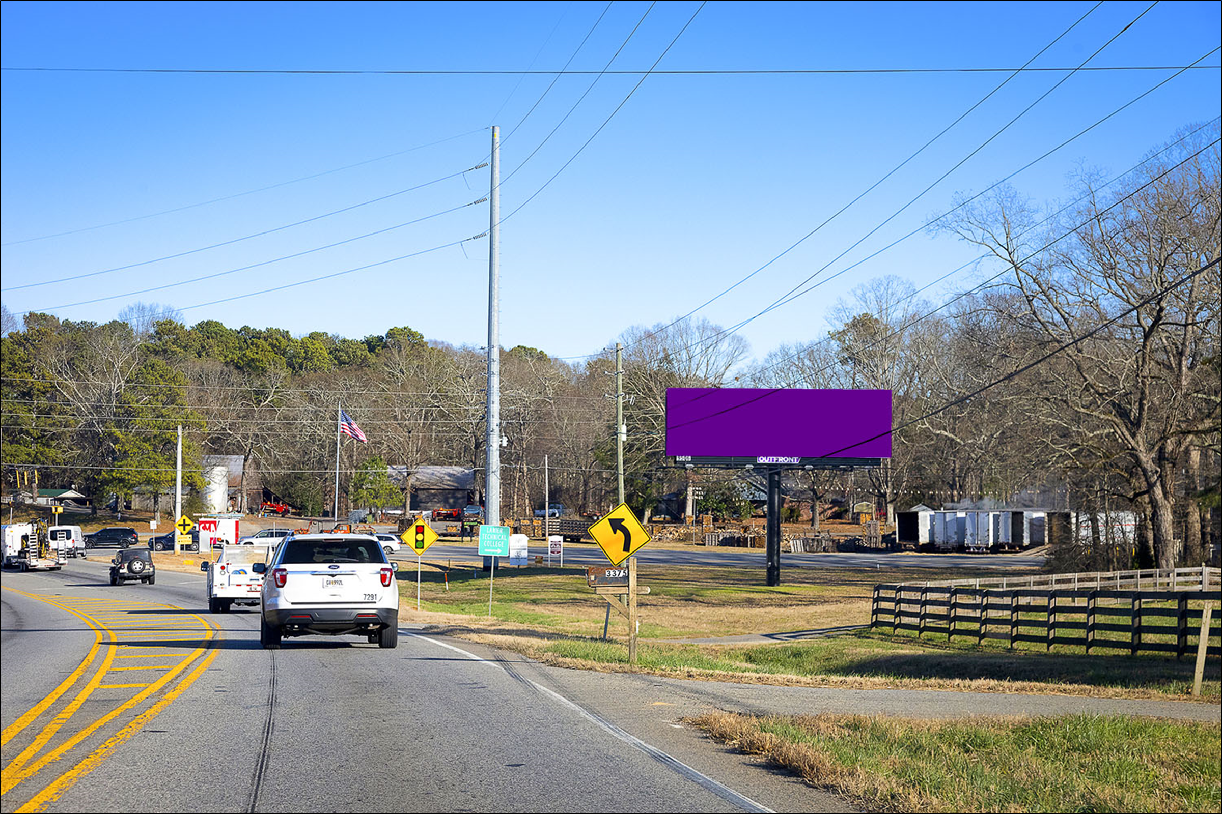 Hwy 9 (Atlanta Hwy) 125 ft S/O Majors Rd E/S